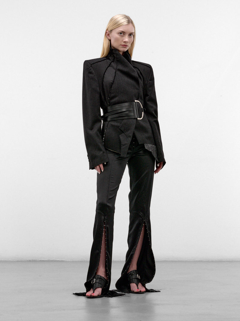 Black Tailored Double Front Jacket (DOUBLE-FRONT-TORSO-BLACK)