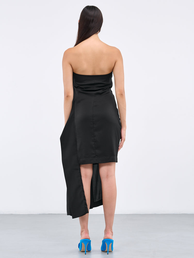 Trench Bandeau Dress (DR0372-PG1275-999-BLACK)