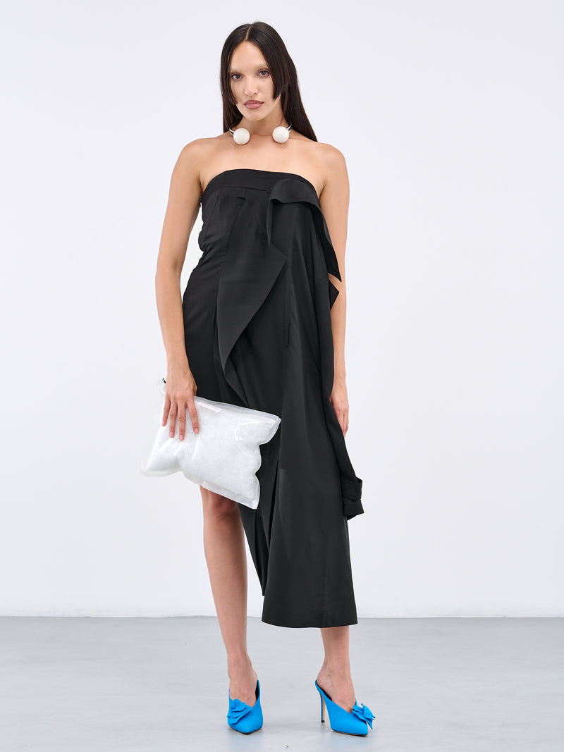Trench Bandeau Dress (DR0372-PG1275-999-BLACK)