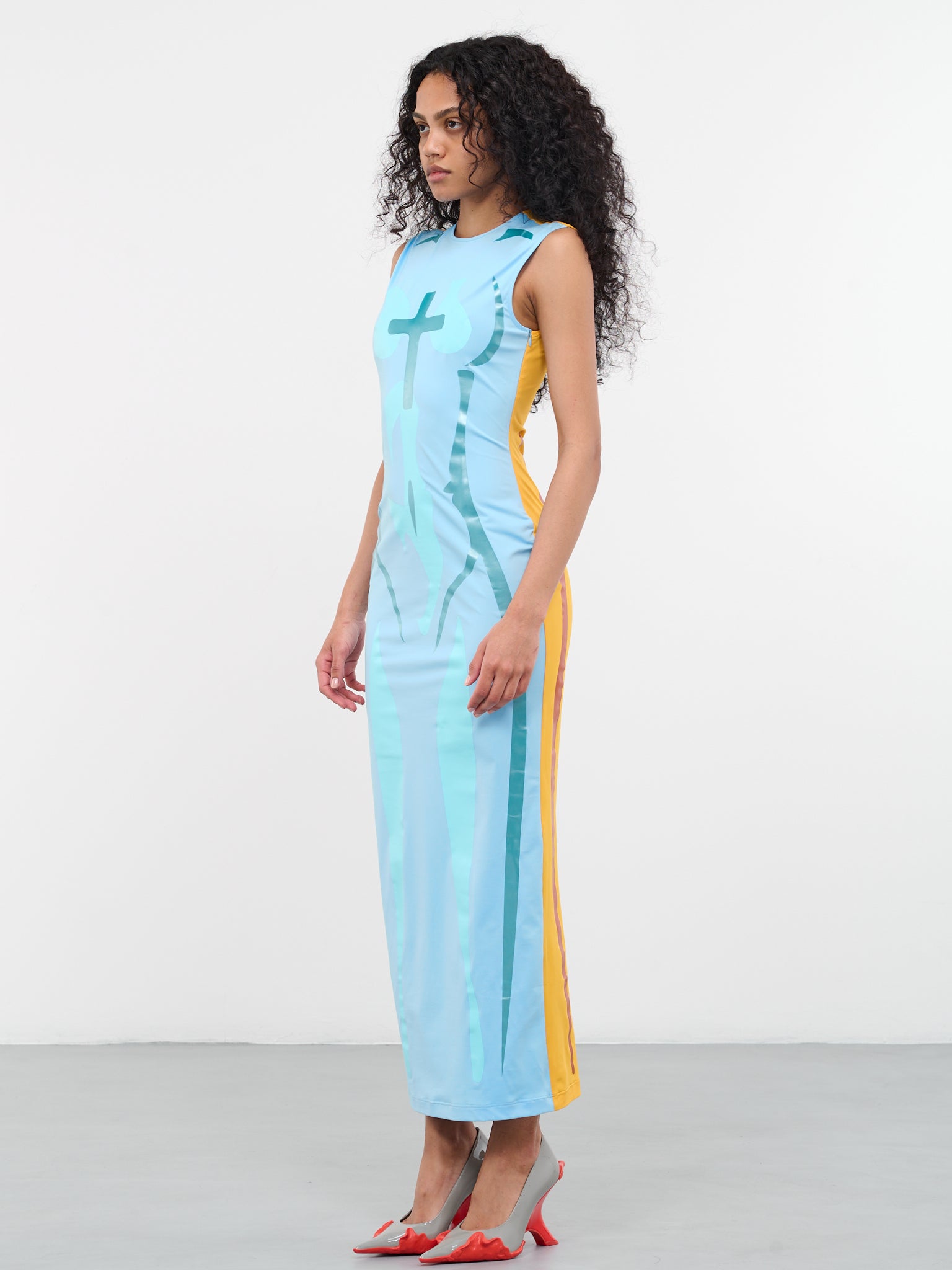 Latex Bicolor Dress (DR04065560-1560-LIGHT-BLUE-MUS)