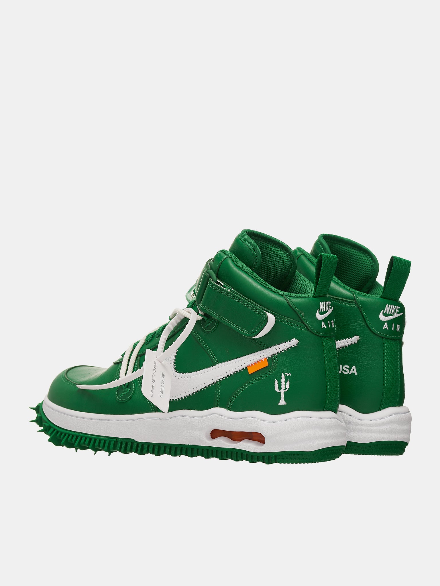 Nike Air Force 1 Mid x Off-White (Pine Green/White) 8