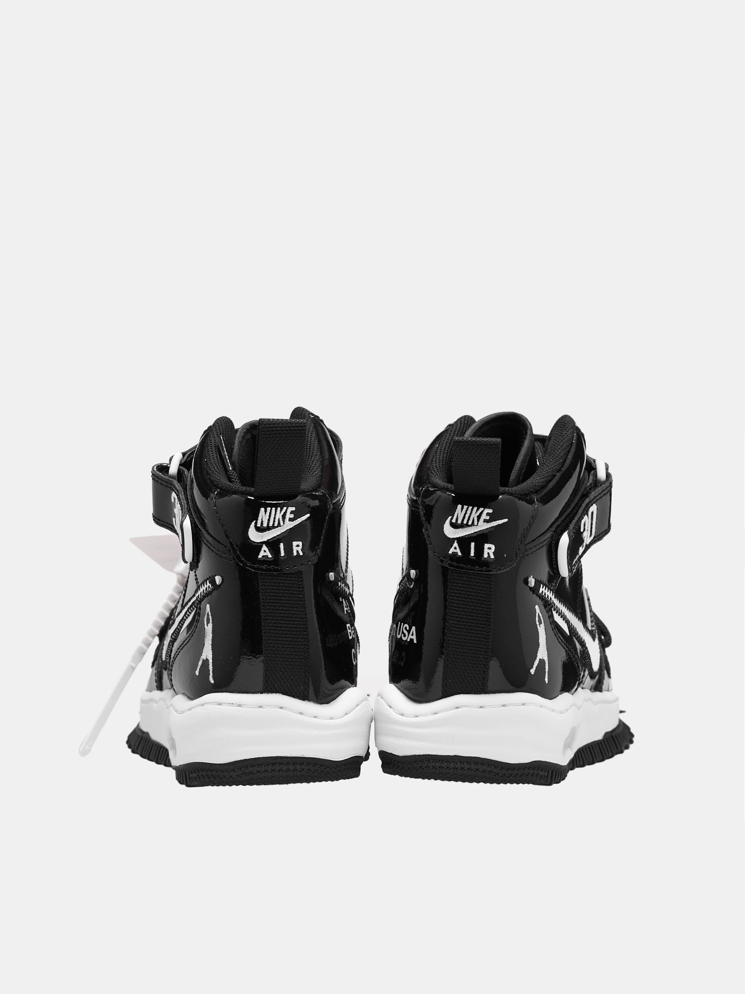 Off-White Nike Air Force 1 Mid Sheed Black White