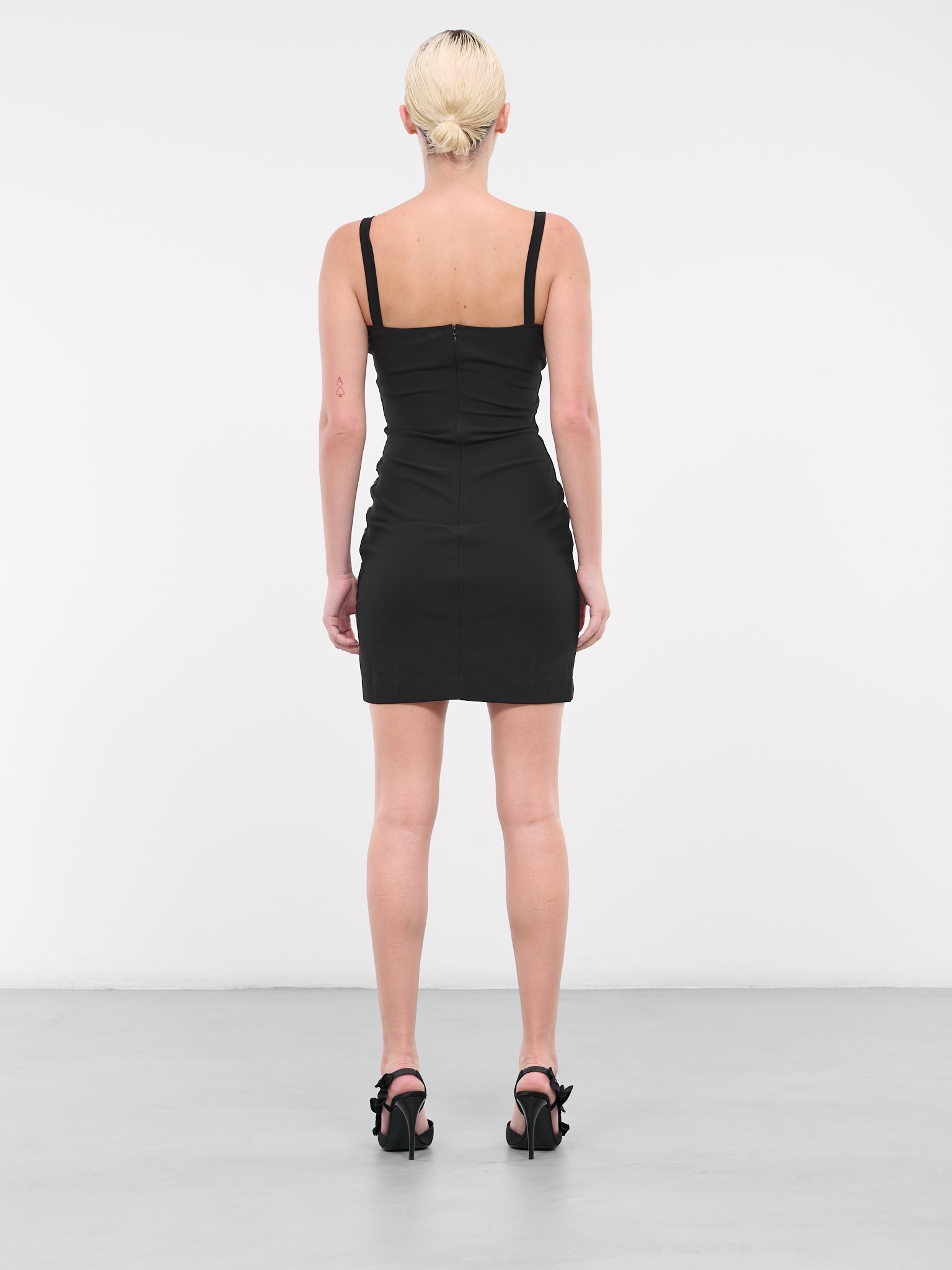 Keyhole Mini Dress (DR158-BLACK)