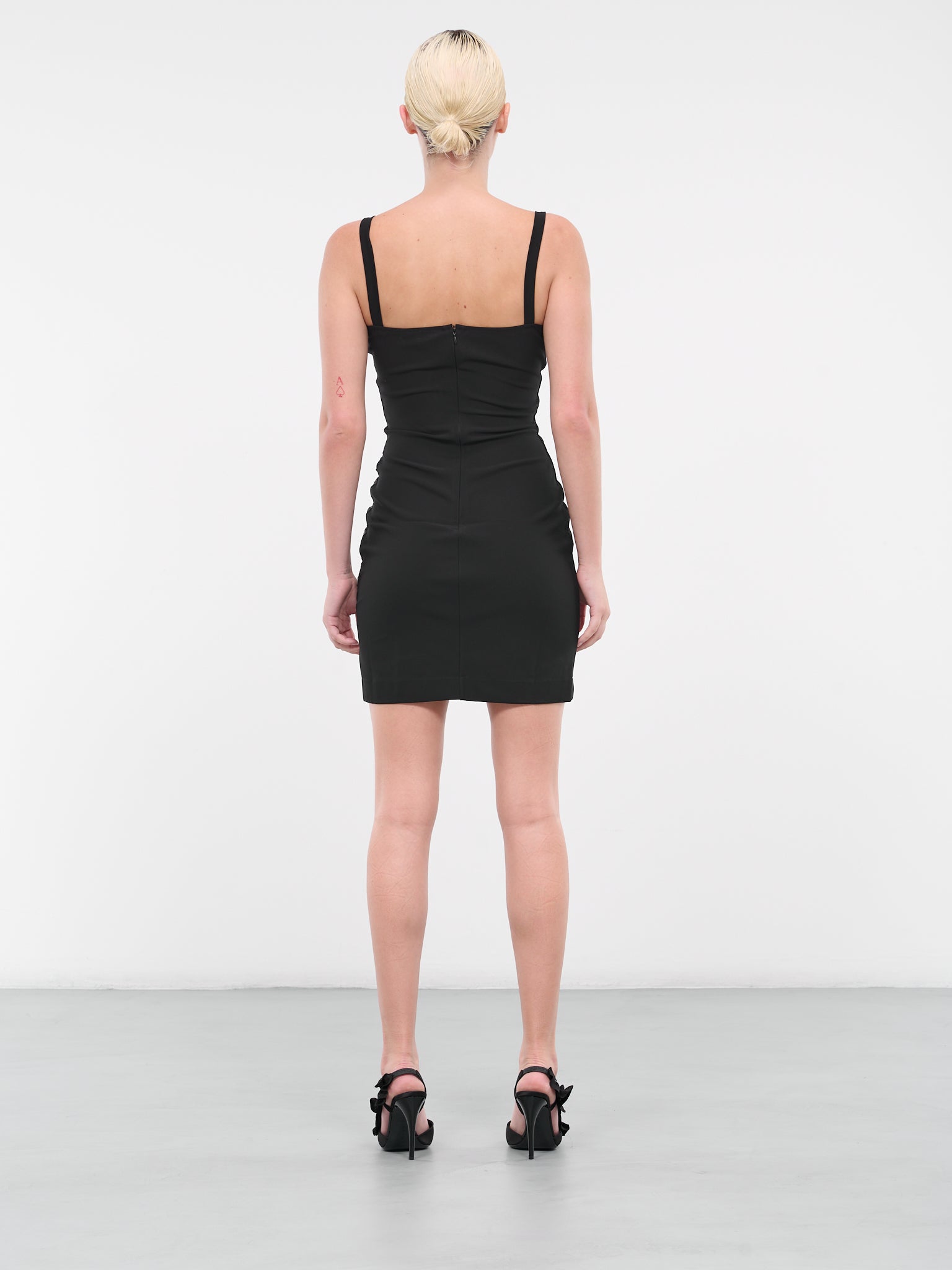 NENSI DOJAKA | H.Lorenzo|Keyhole Mini Dress (DR158-BLACK), M / Black NENSI DOJAKA | H.Lorenzo|Keyhole Mini Dress (DR158-BLACK), M / Black