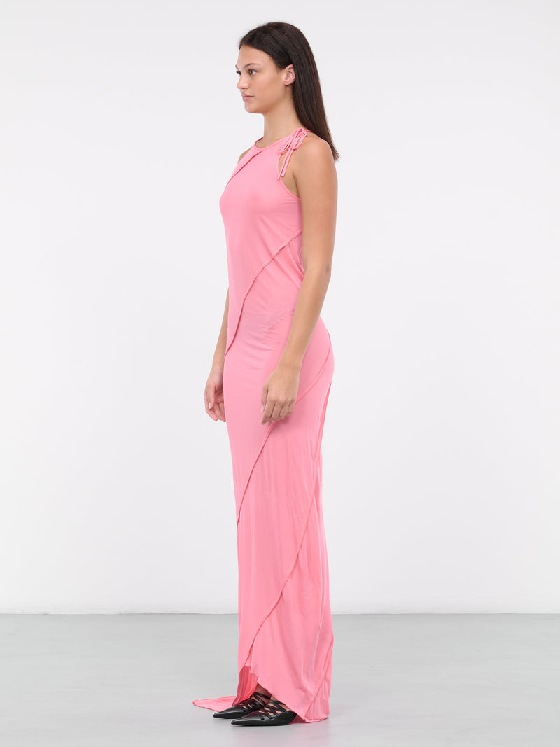 Seam Maxi Dress (DR40-1-CORAL)
