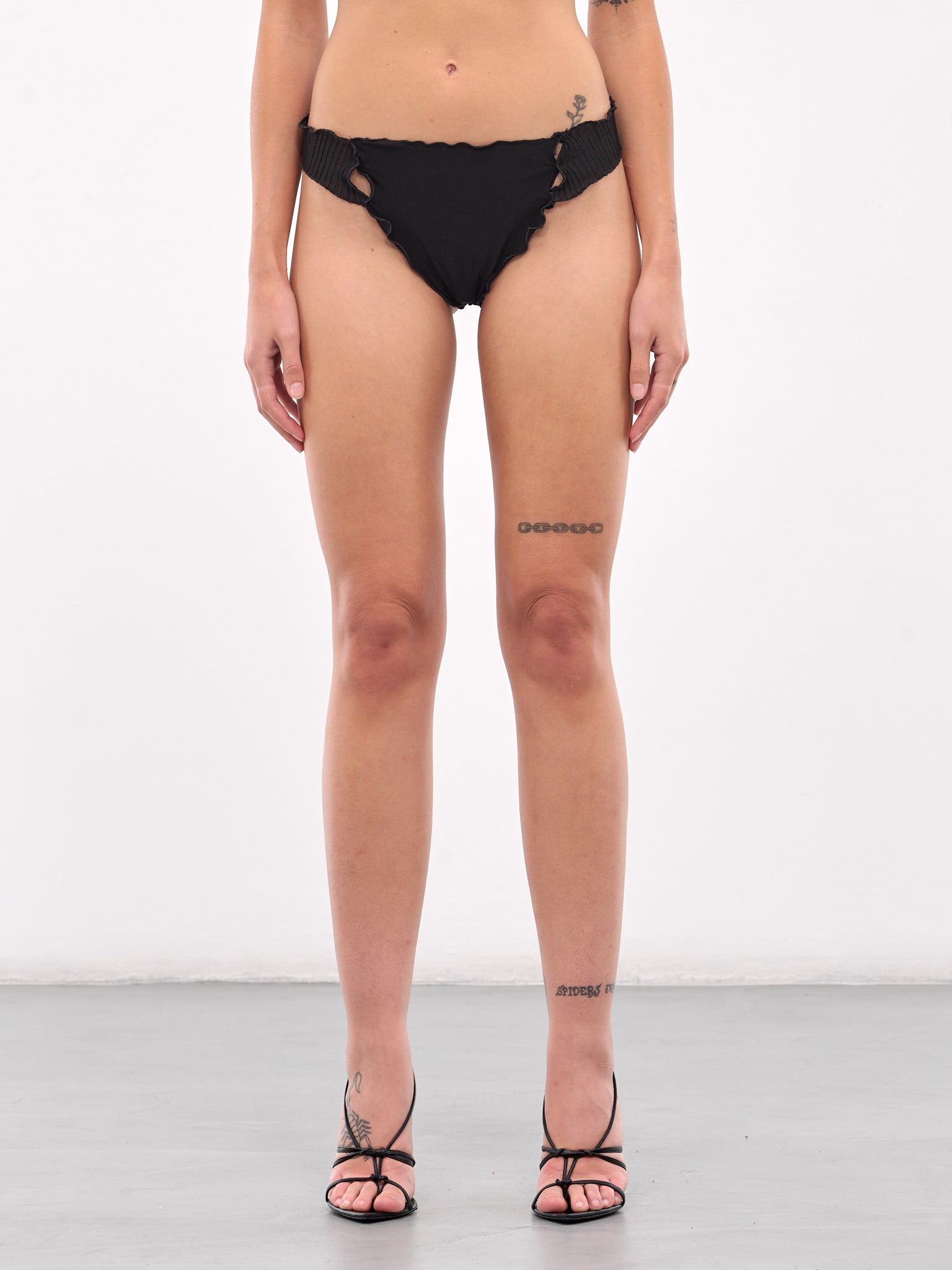 Draped Panties (DRAPED-PANTIES-BLACK-STRIPE)