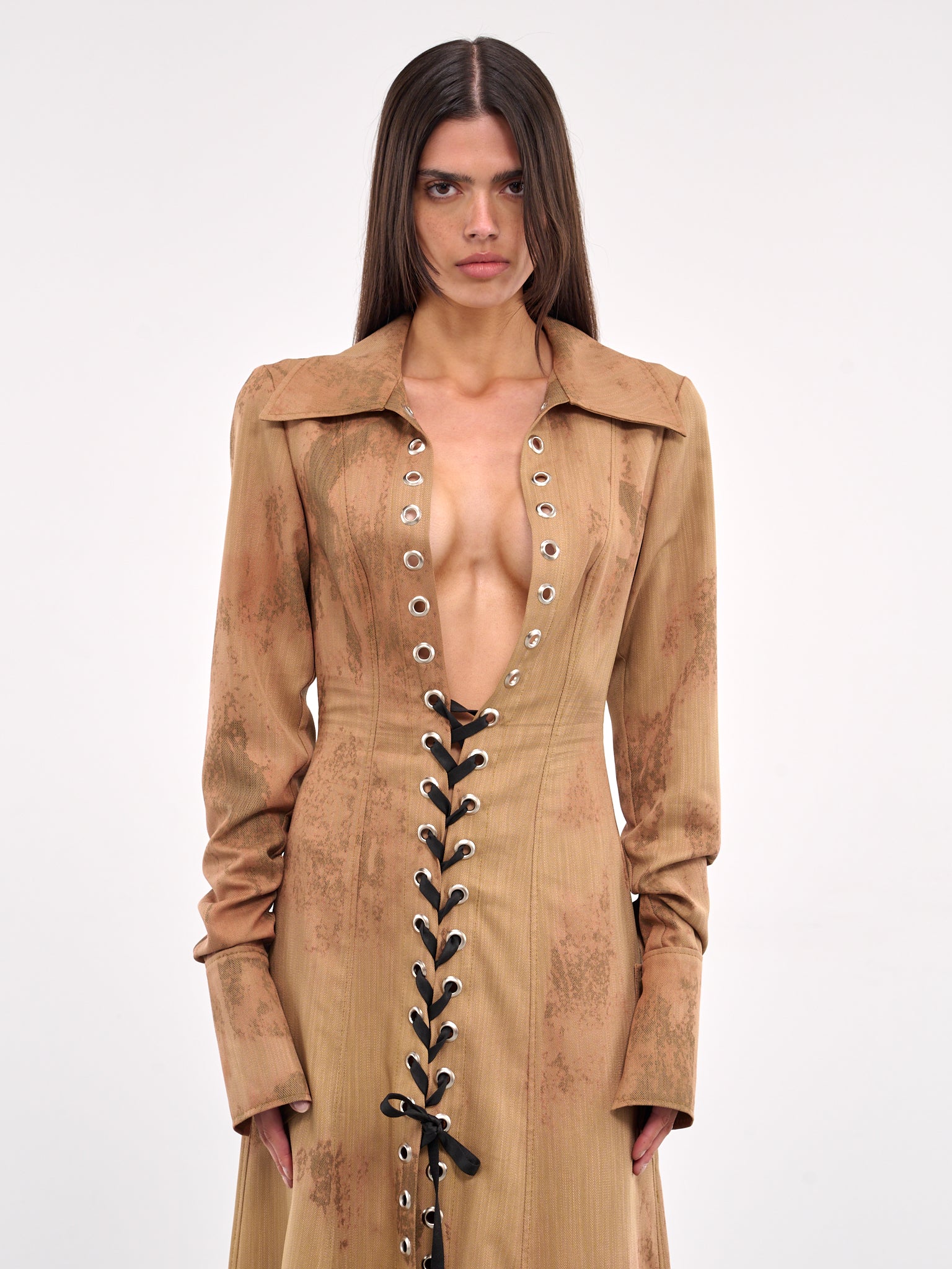 Shibuya Maxi Dress (DRPVKH09-WASHED-KHAKI)