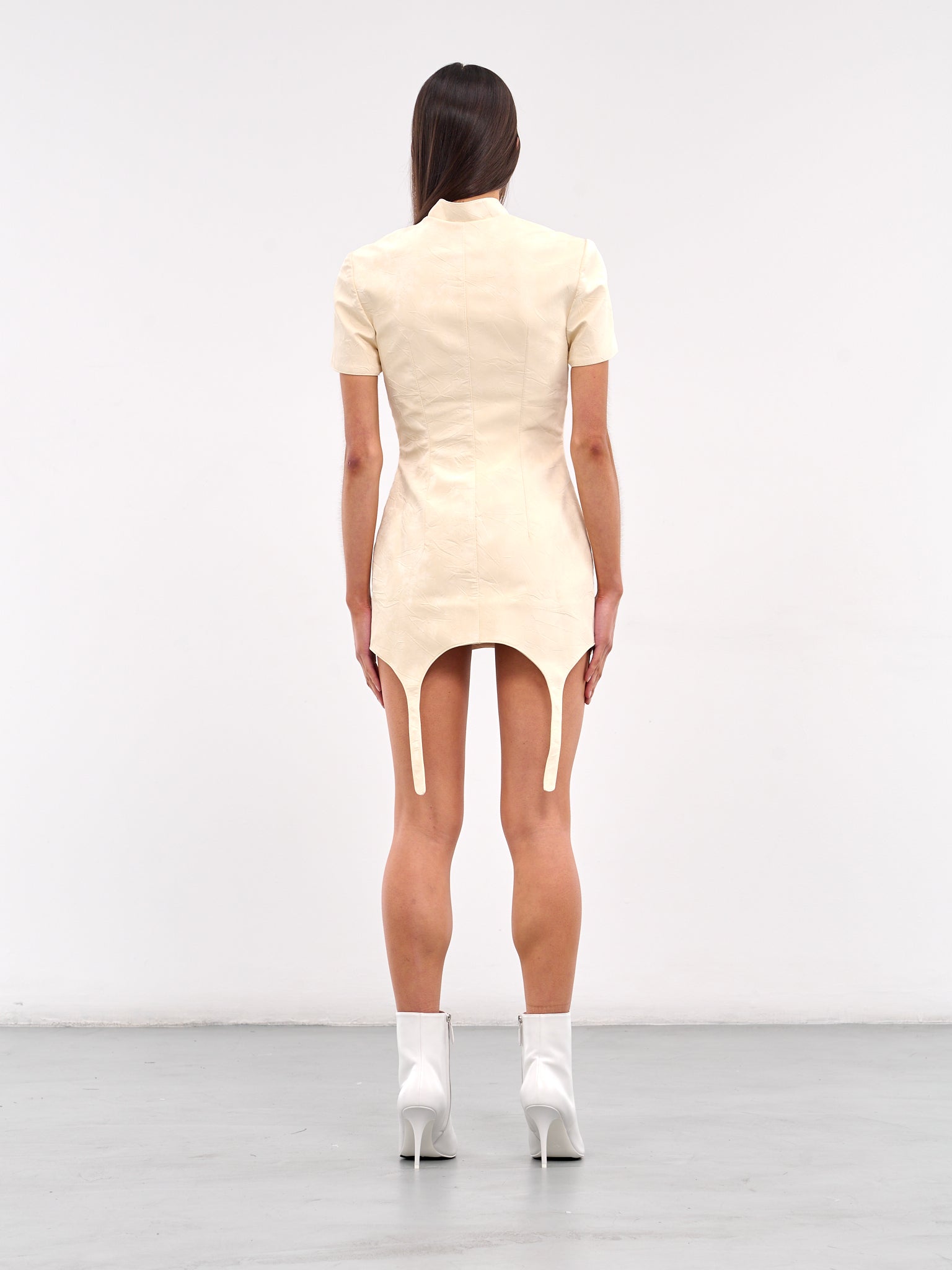 Race Mini Dress (DRVLBG02-MILK-BEIGE)