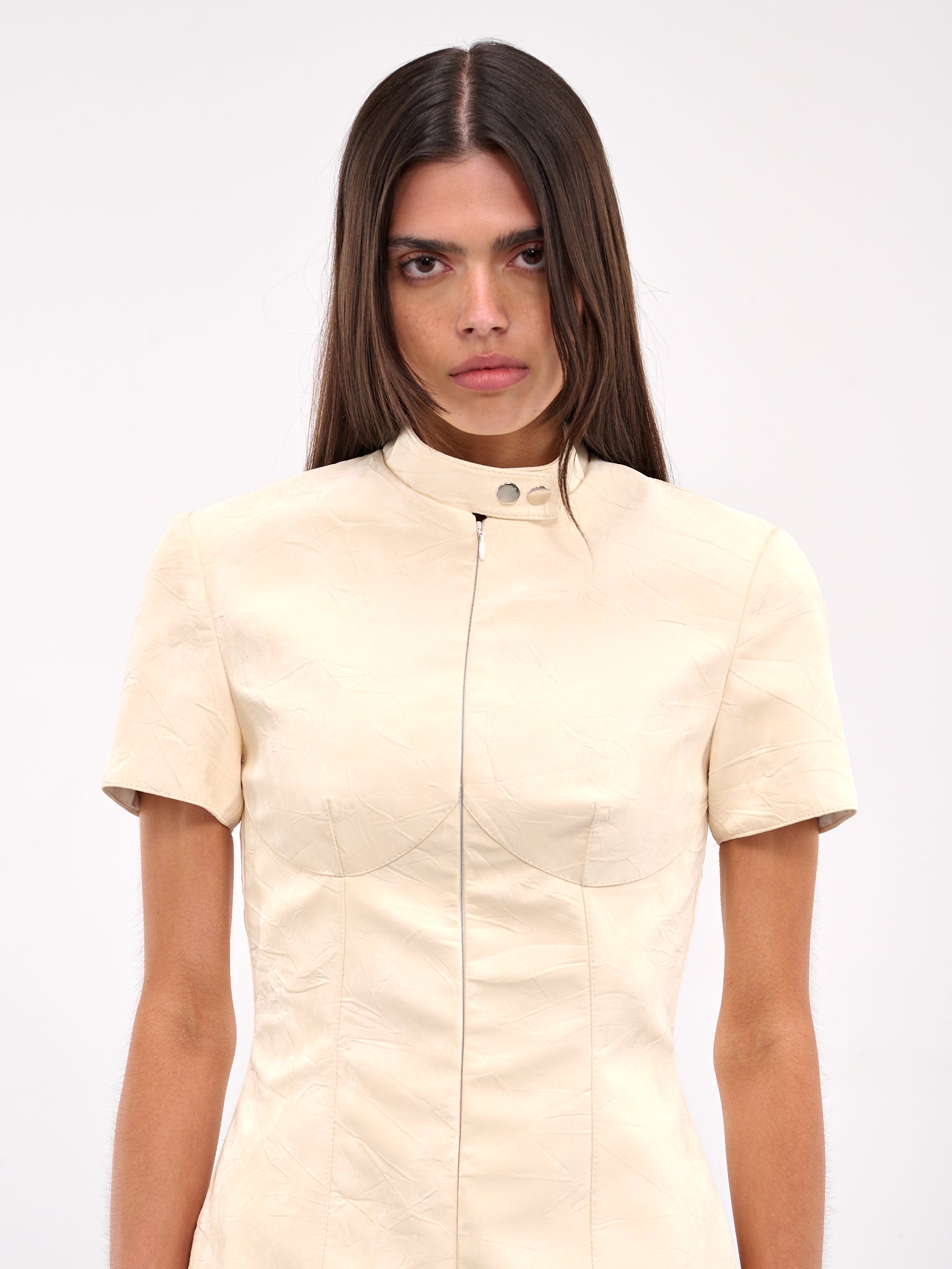 Race Mini Dress (DRVLBG02-MILK-BEIGE)