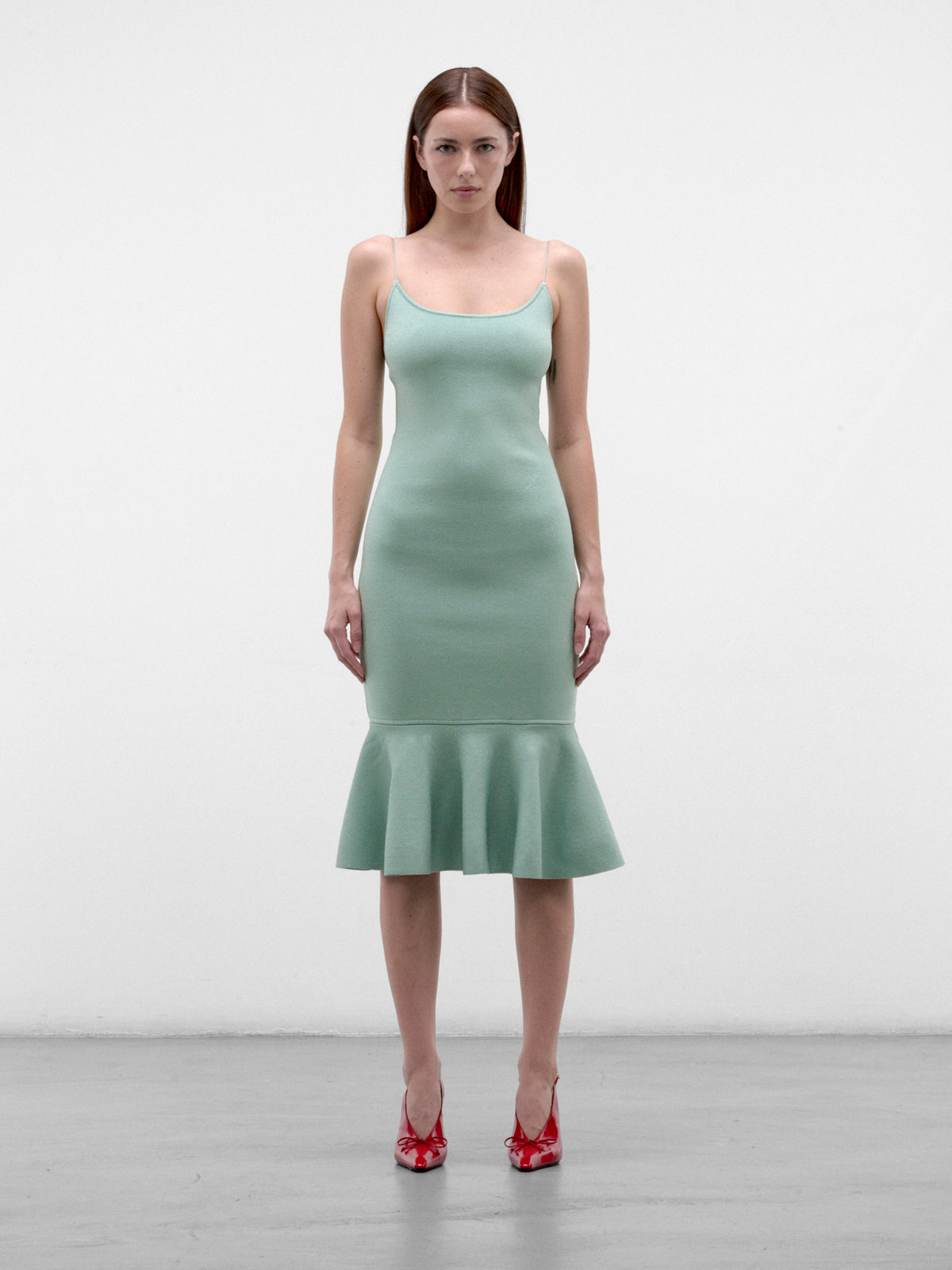 Mint Green Pina Mini Dress (DRW00915AK00269-MINT-GREEN)