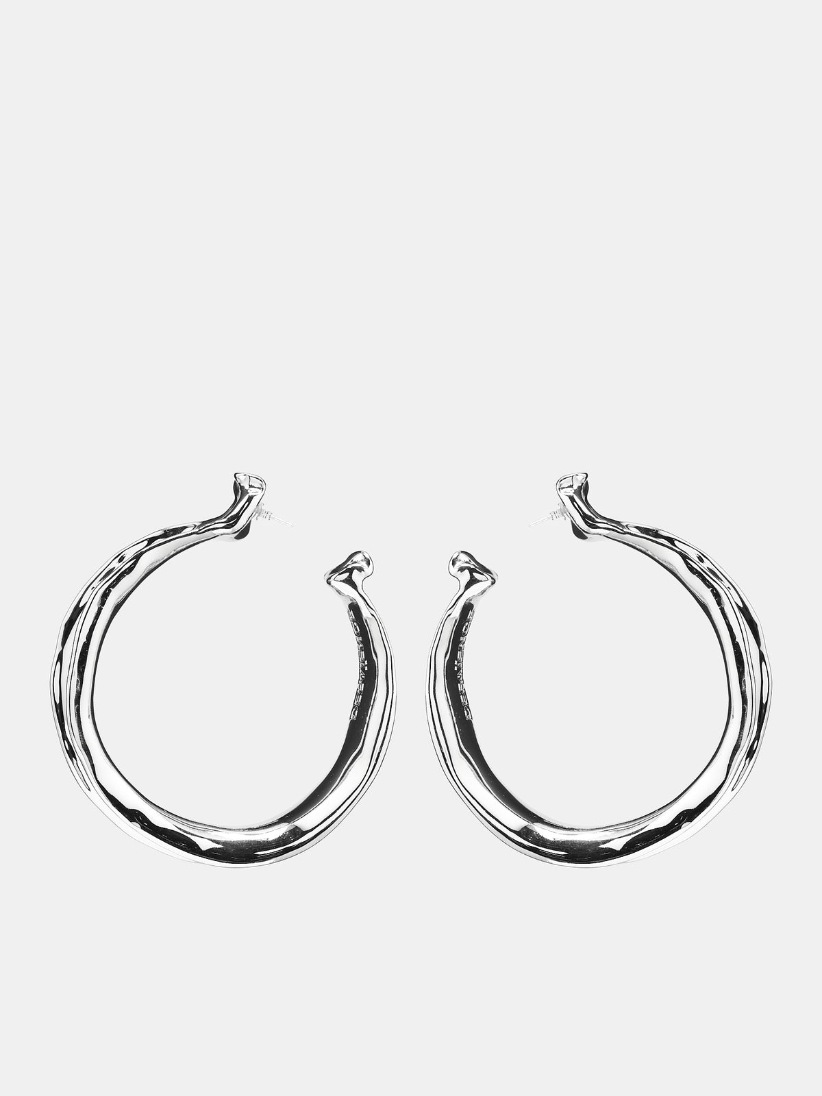 Big Faïnce Creole Hoops (DS1H3D04-S-SILVER)