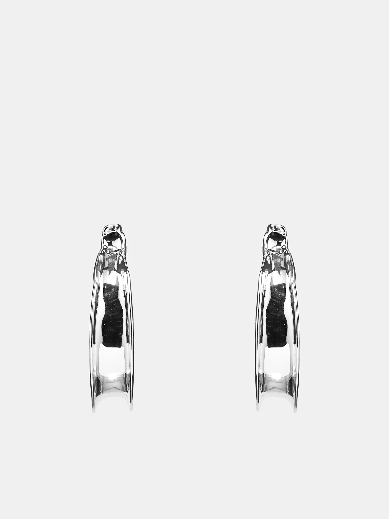 Big Faïnce Creole Hoops (DS1H3D04-S-SILVER)