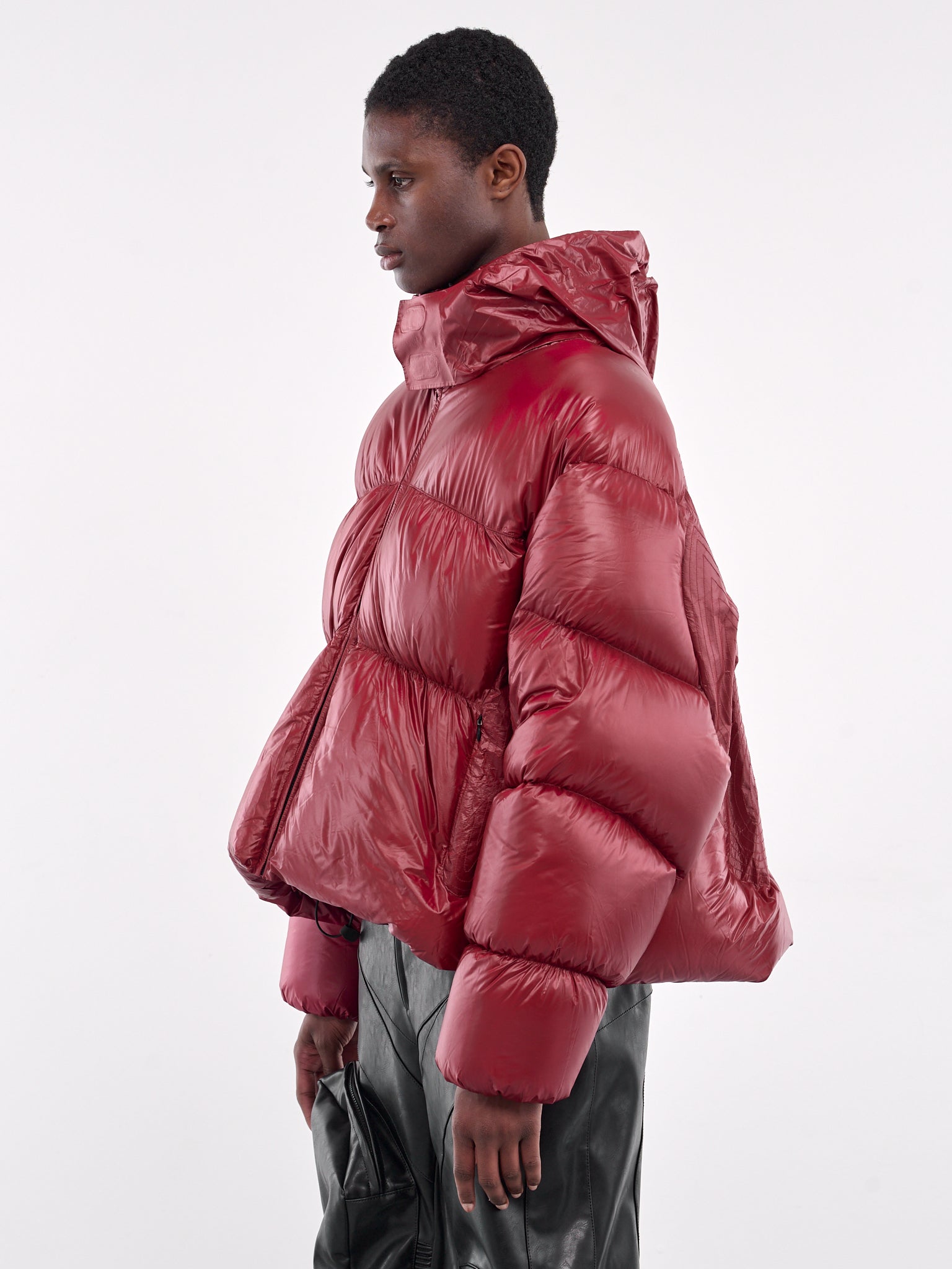 Zip-Up Puffer Jacket (DZ23-111015-RED)