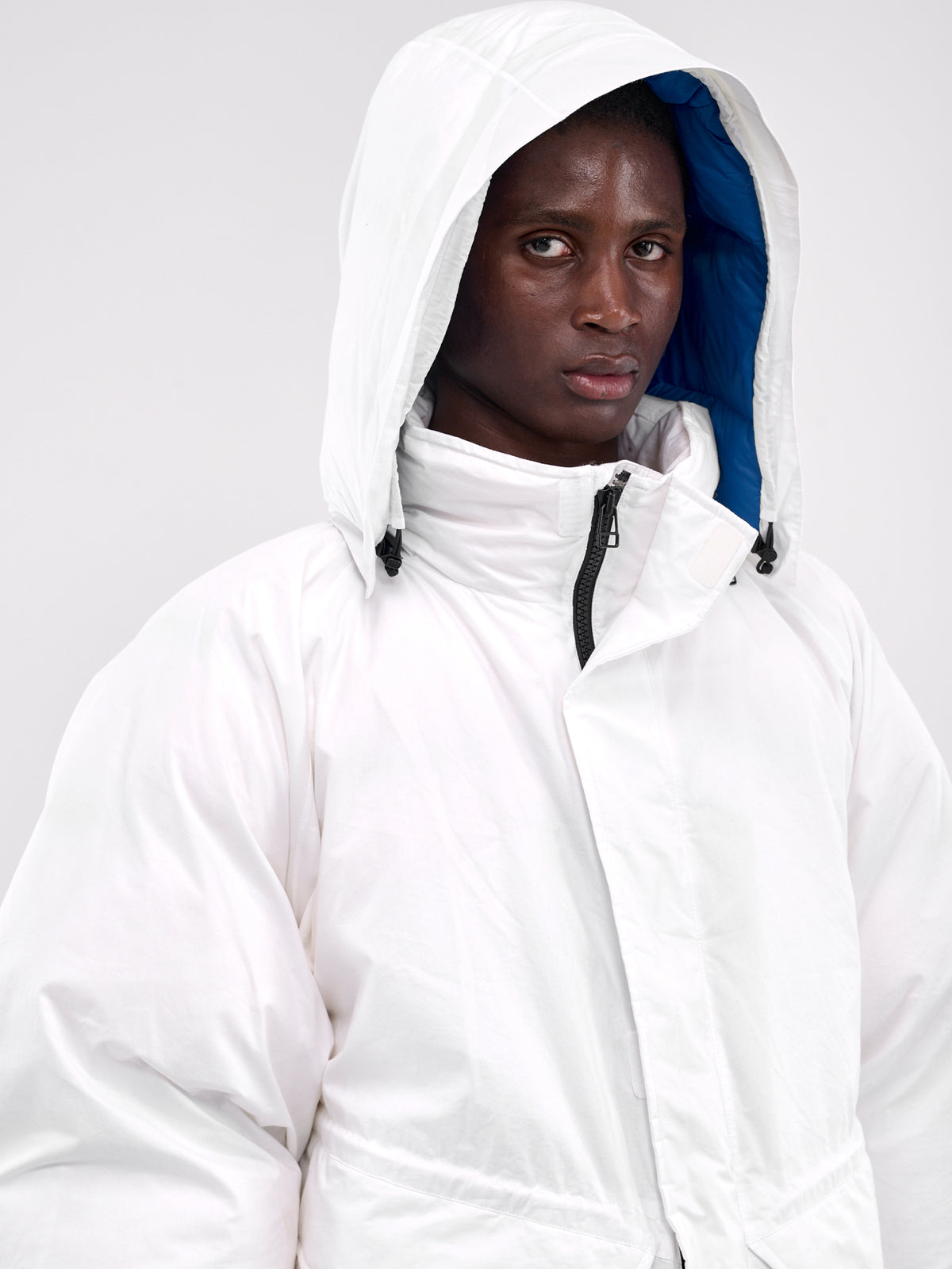 Downtown Fur Collar Puffer Jacket (DZ25-111030-WHITE)