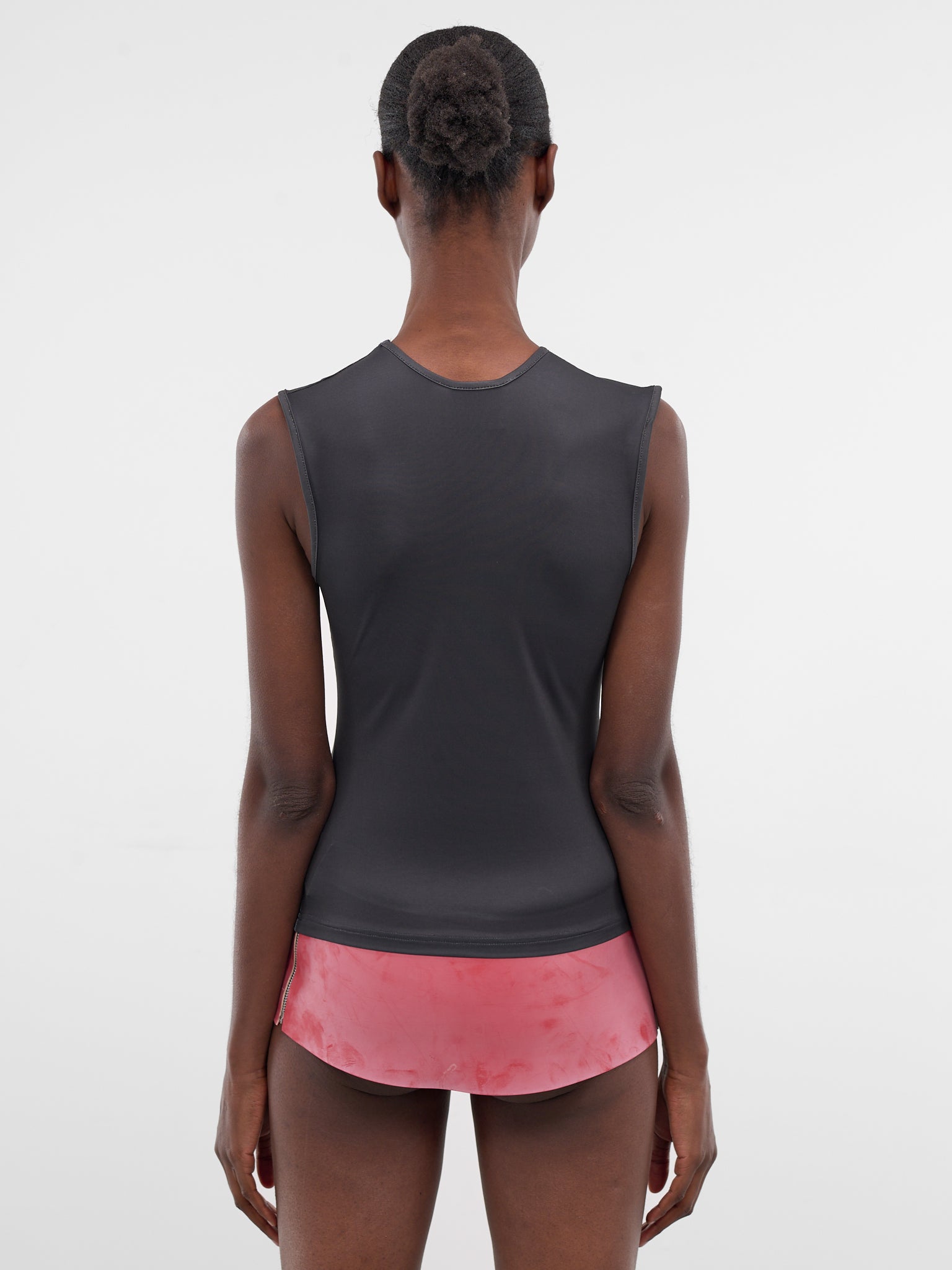 Black Double Kitty Graphic Tank (DOUBLE-KITTY-TOP-PRINT)