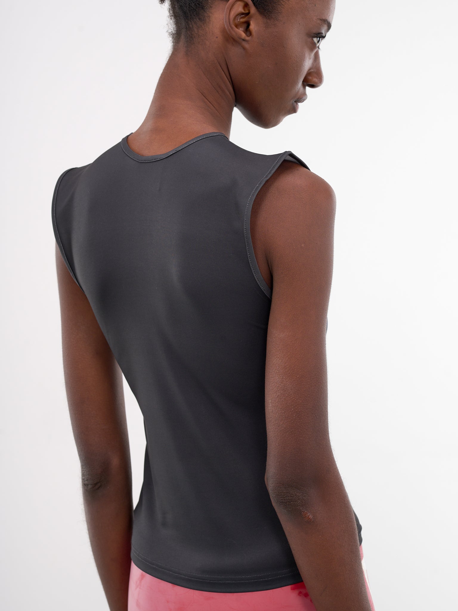 Black Double Kitty Graphic Tank (DOUBLE-KITTY-TOP-PRINT)