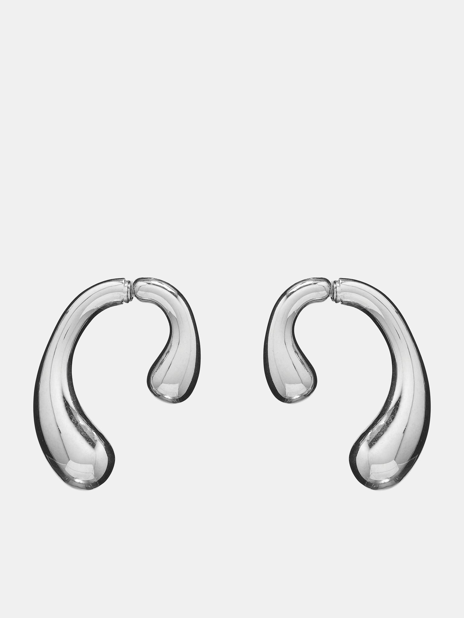 P Earrings (EA025P-SILVER)