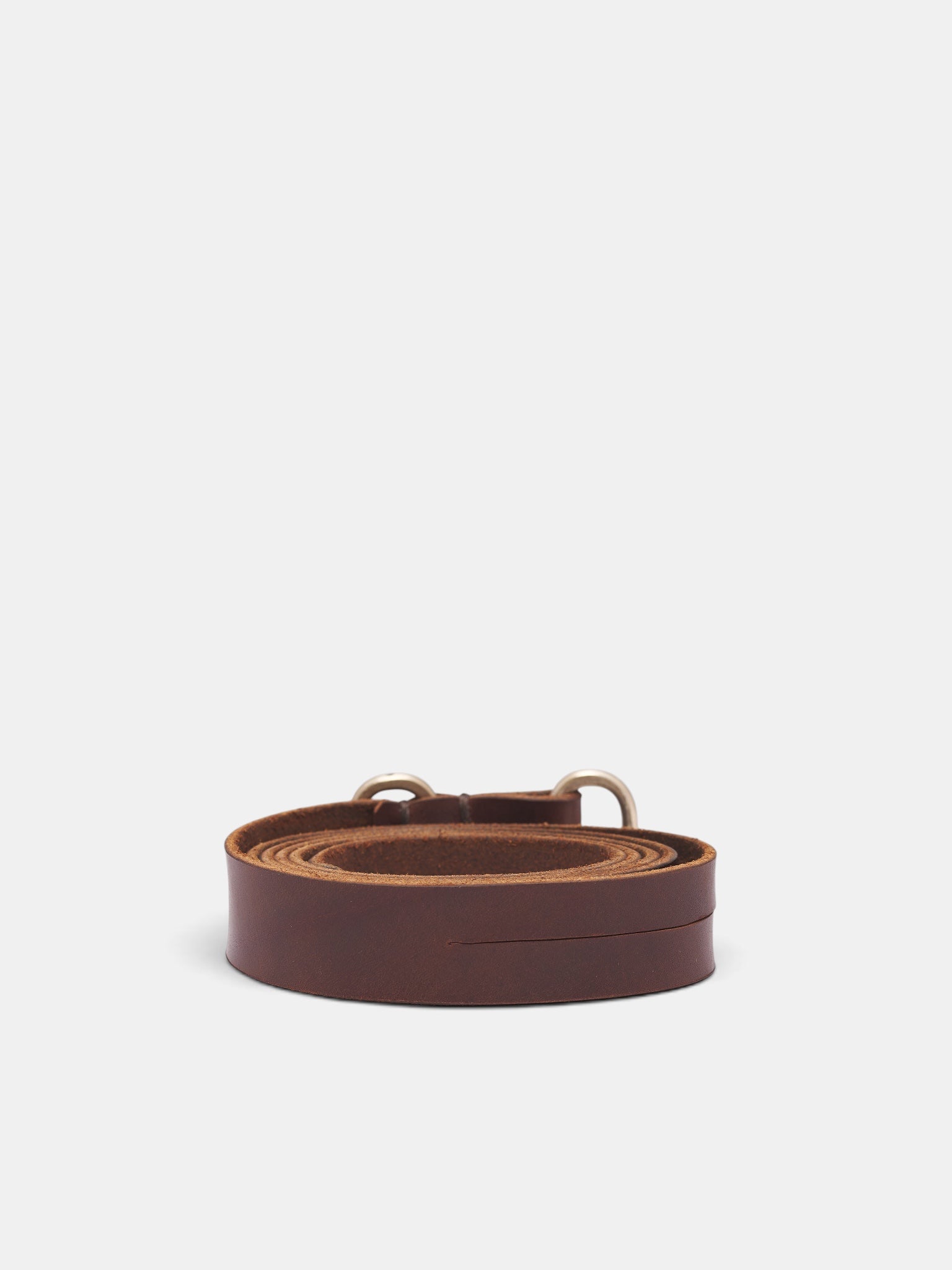 Brown Leather Double Buckle Belt (EL1C-GRP-3-0-BROWN)
