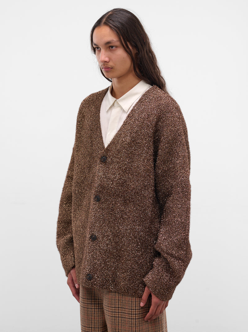 Eldar Bronze Lurex Knit Cardigan (ELDAR-M25KN7045-BRONZE)