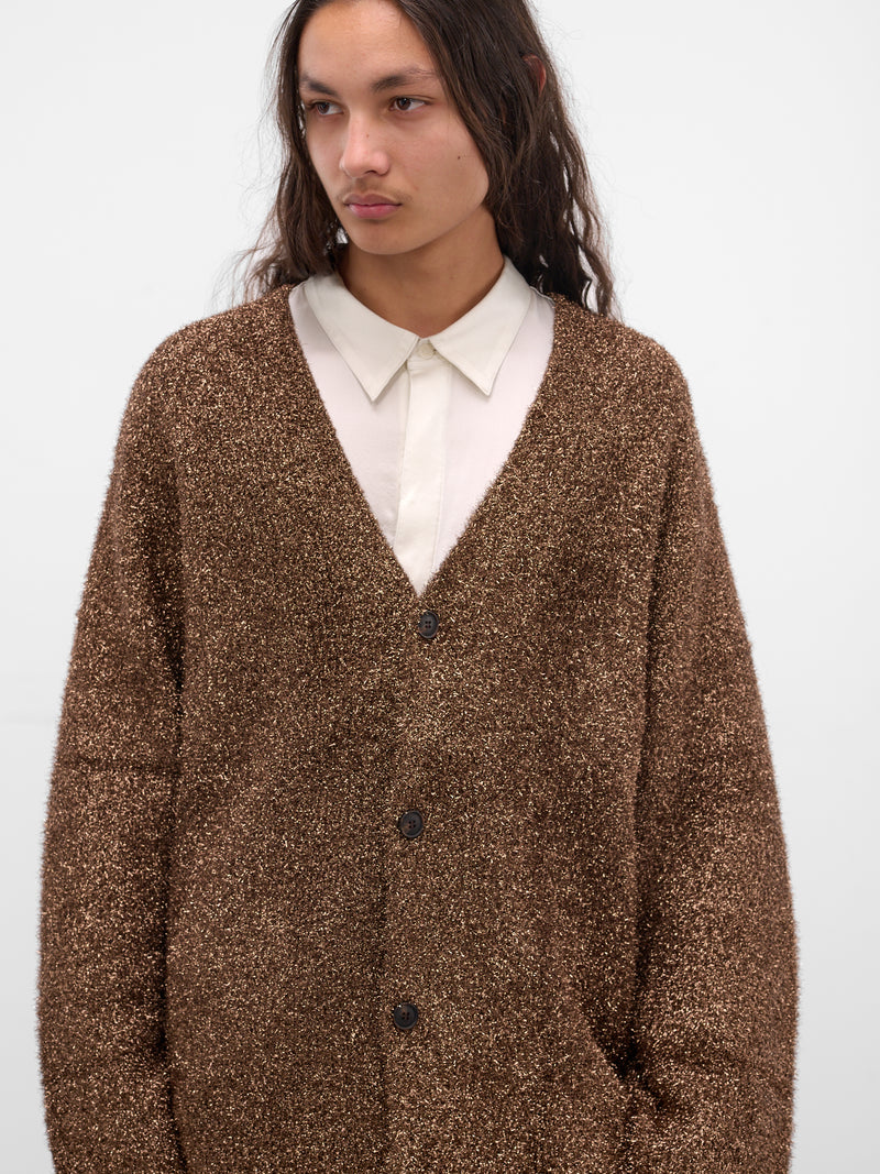 Eldar Bronze Lurex Knit Cardigan (ELDAR-M25KN7045-BRONZE)