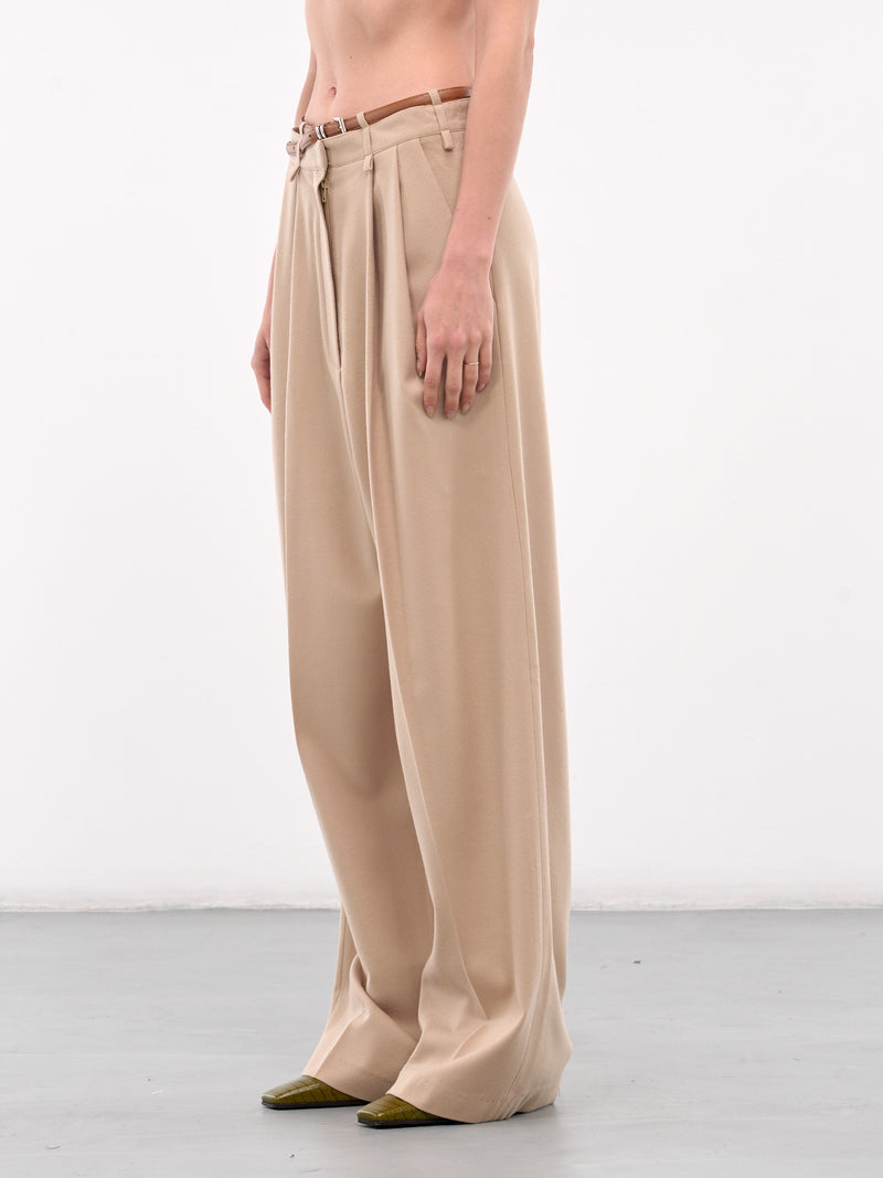 Ella Trousers in Beige