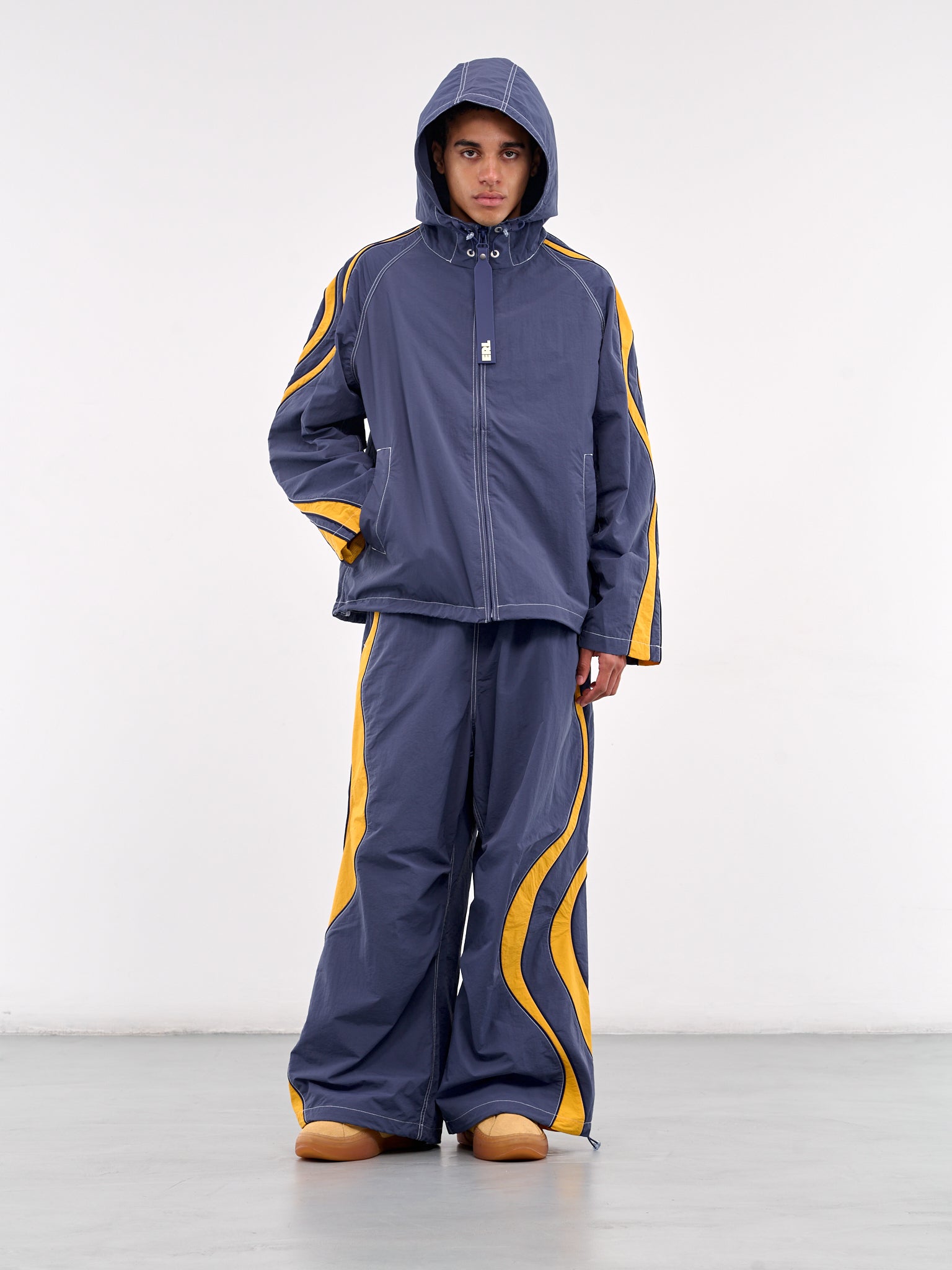 Elasticated Trousers (ERL10P025-NAVY)