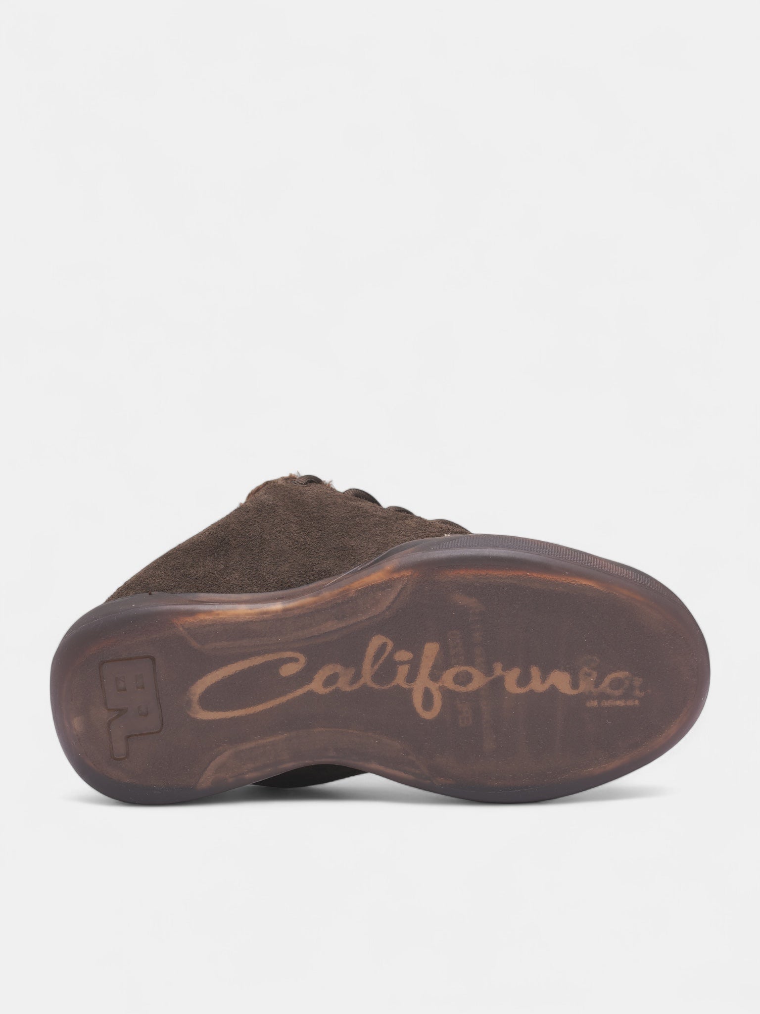 Brown Suede Skater Vamp Sneakers (ERL11SH02-MUD)