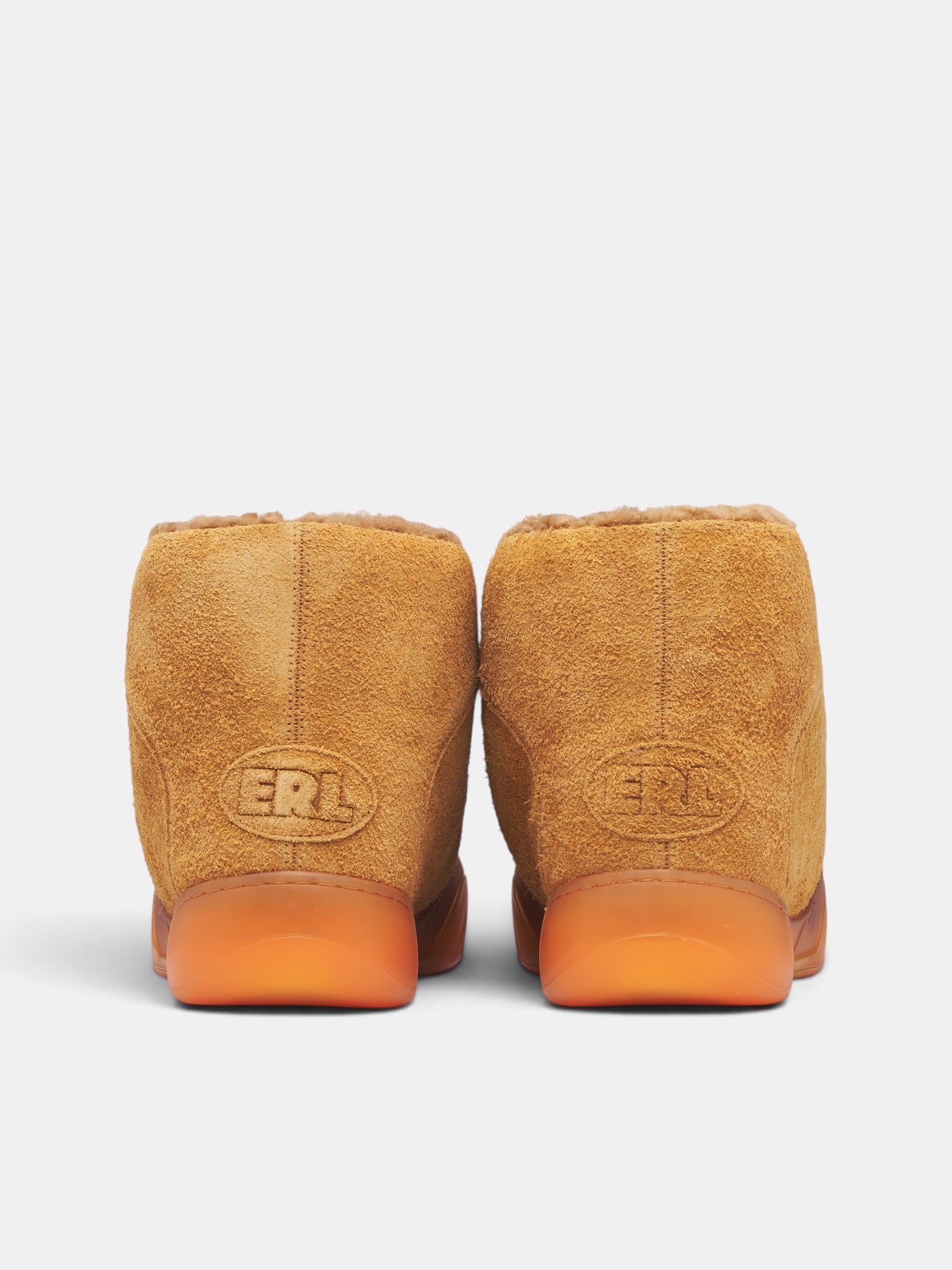 Natural Suede Vamp Low Boots (ERL13SH42-NATURAL)