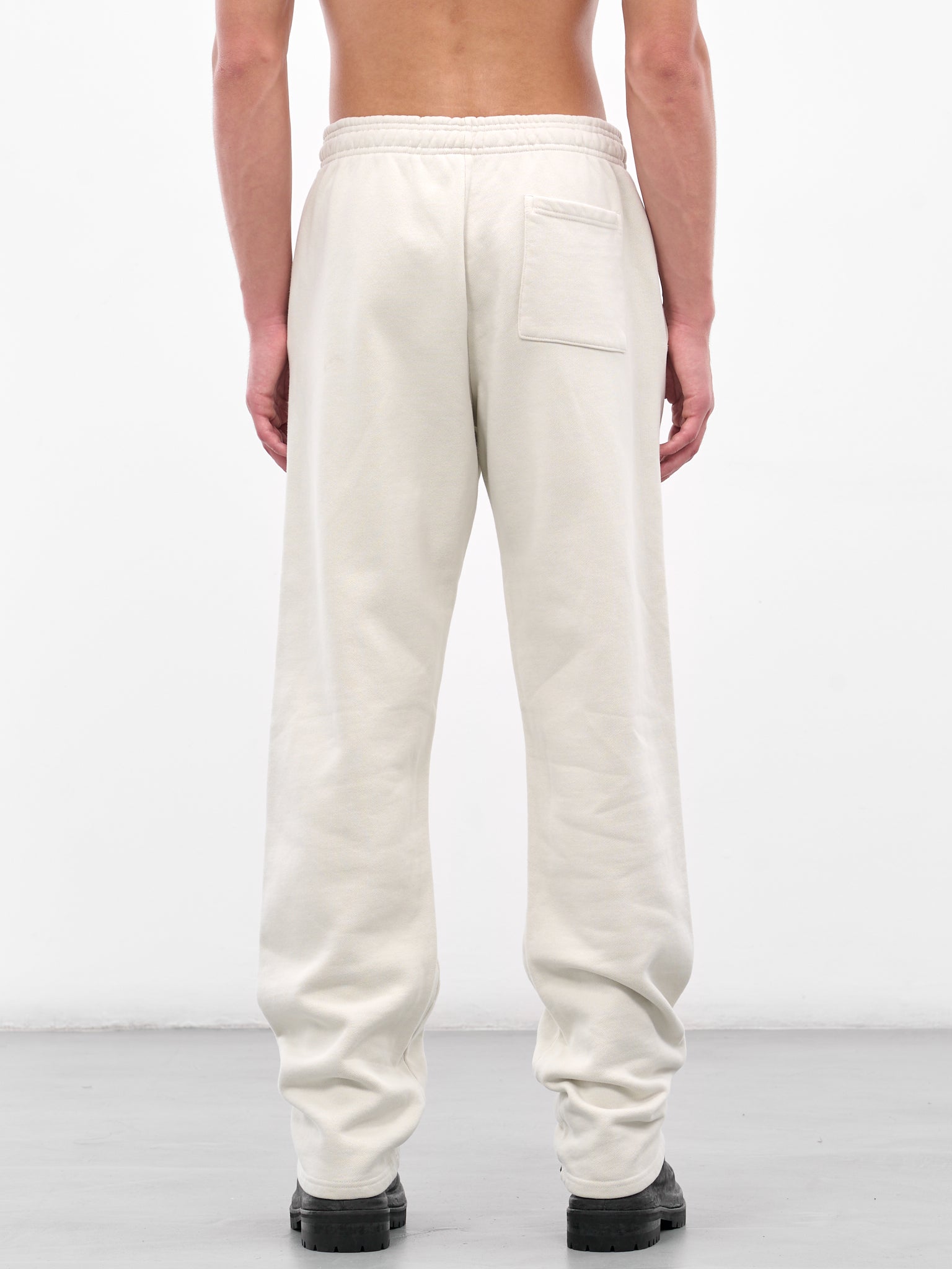 White Relaxed Straight Leg Sweatpants (ES2204-RICE)