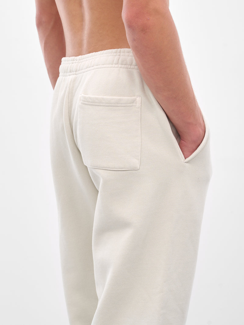 White Relaxed Straight Leg Sweatpants (ES2204-RICE)