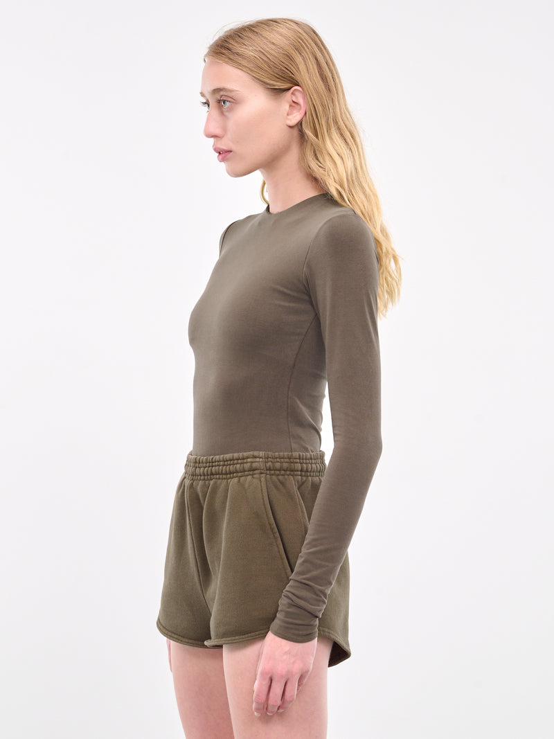 Long Sleeve Bodysuit (ES2507BT-BRUNETTE)