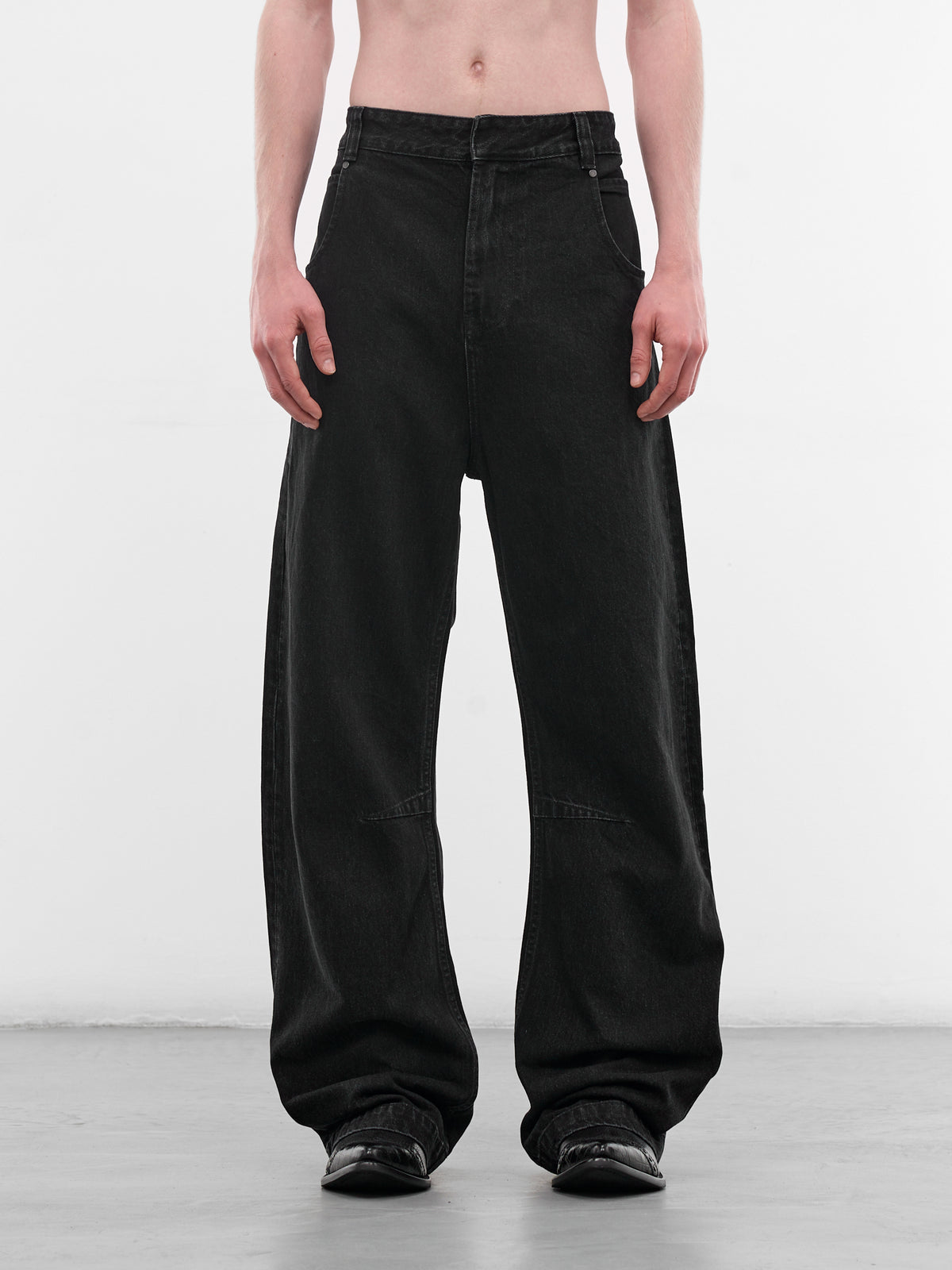 Black Denim Gem Jeans (ESSS26DP03012-MAGNETITE)