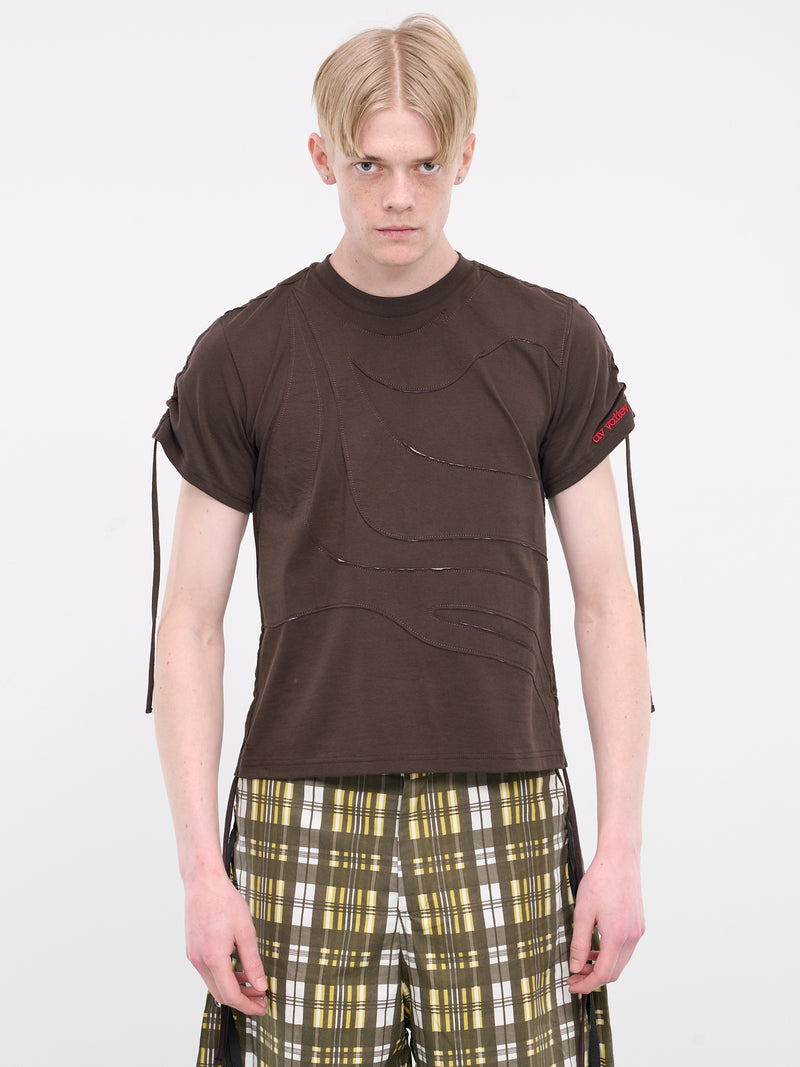 Embroidery Tee (ETS-02-H-BROWN)