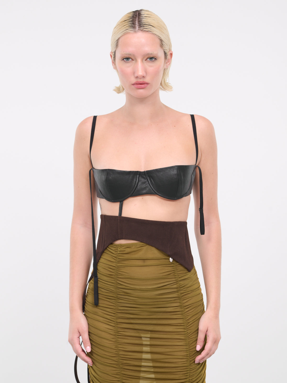 Deconstructed Bra Top (EV004Y003-OIL-SLICK)