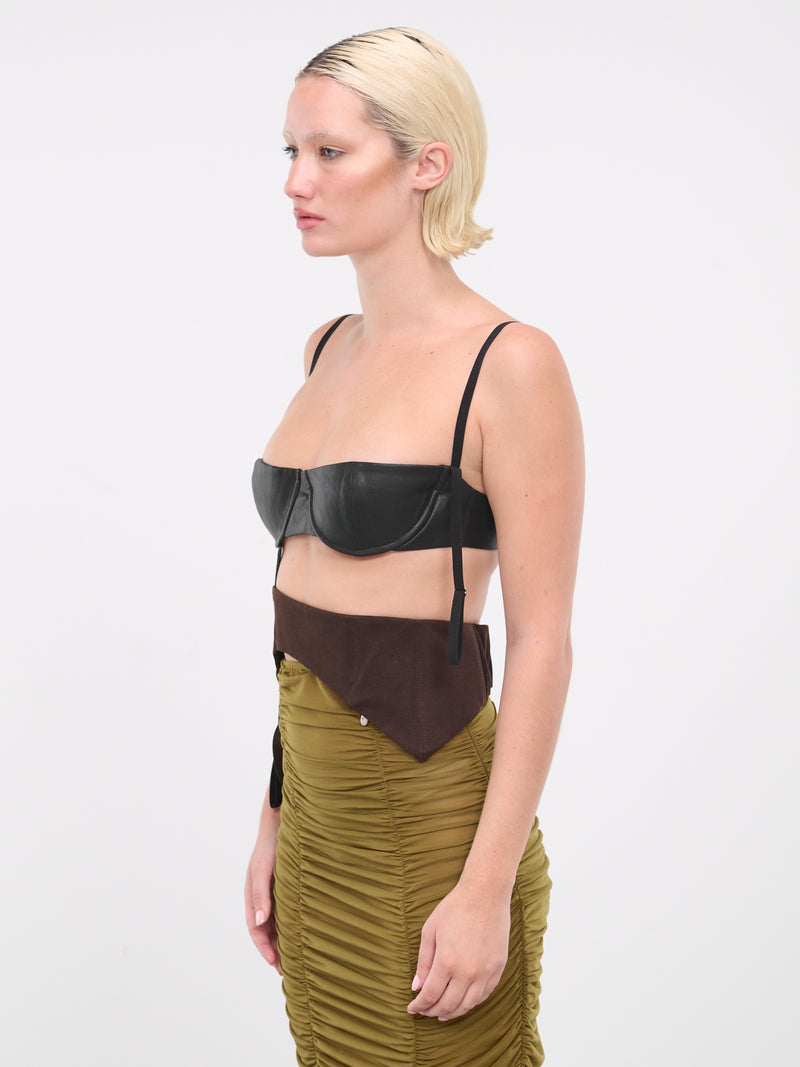 Deconstructed Bra Top (EV004Y003-OIL-SLICK)