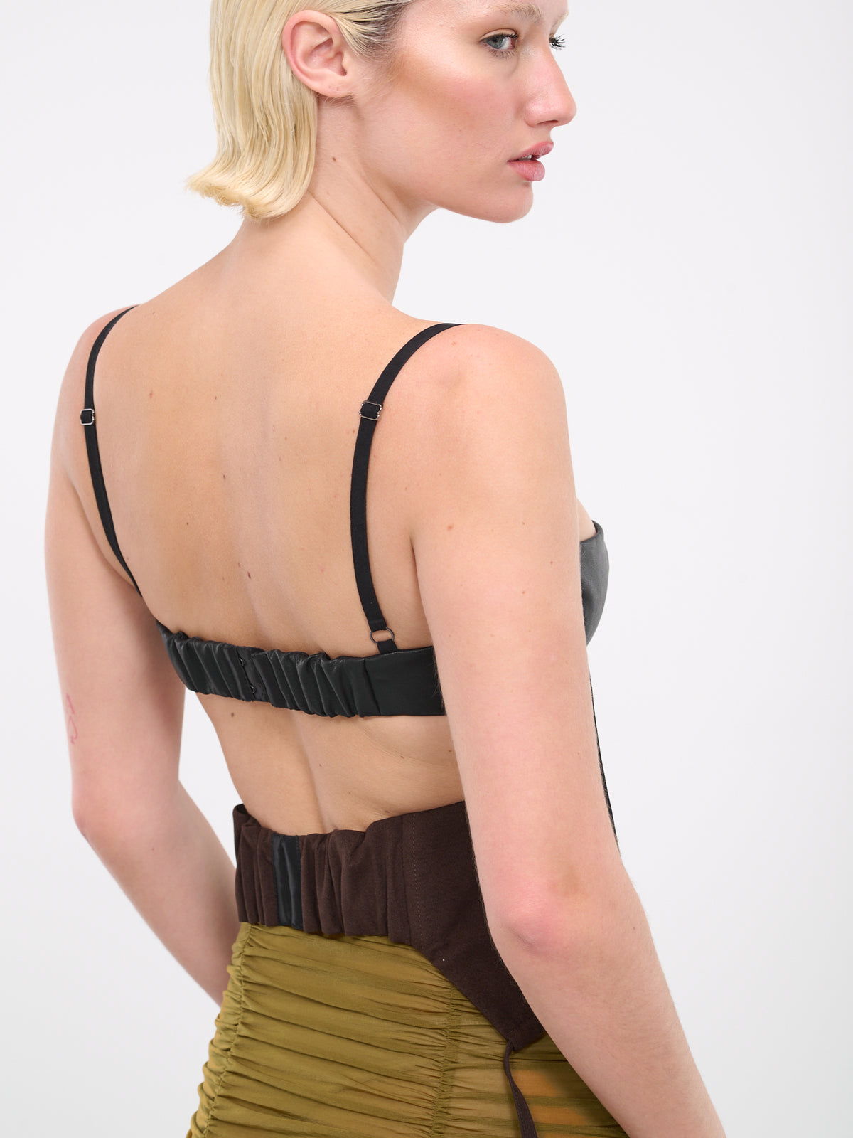 Deconstructed Bra Top (EV004Y003-OIL-SLICK)