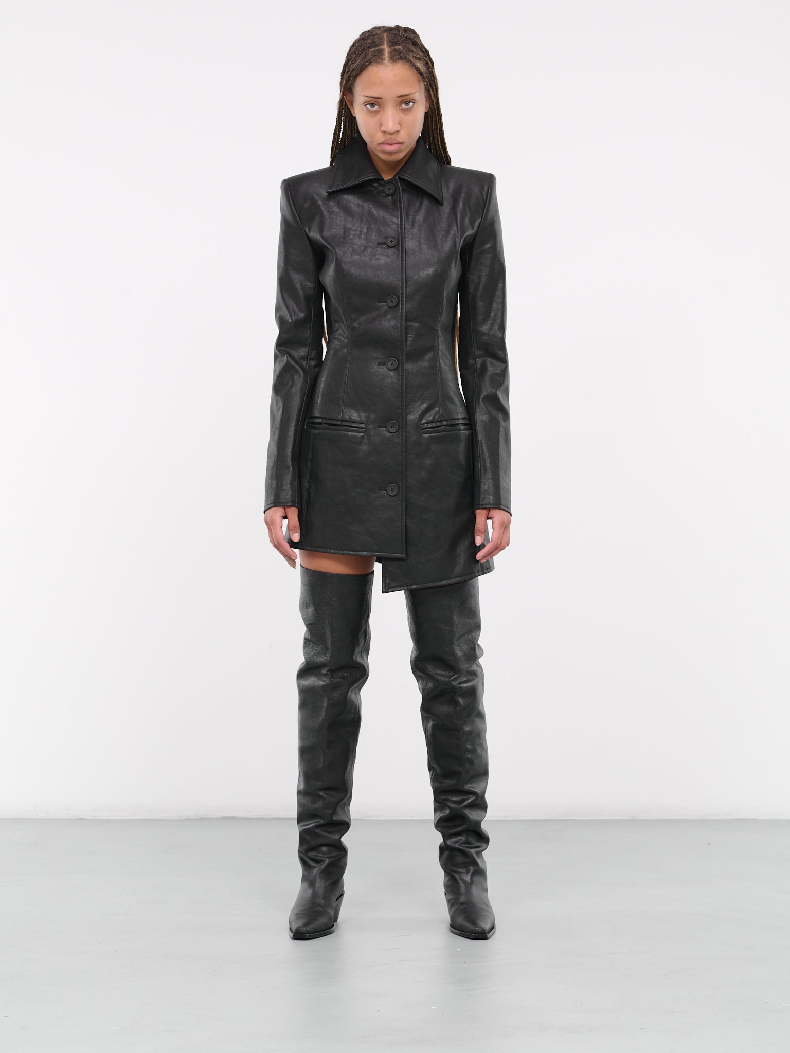 Blazer Dress (EV007Y003-OIL-SLICK)
