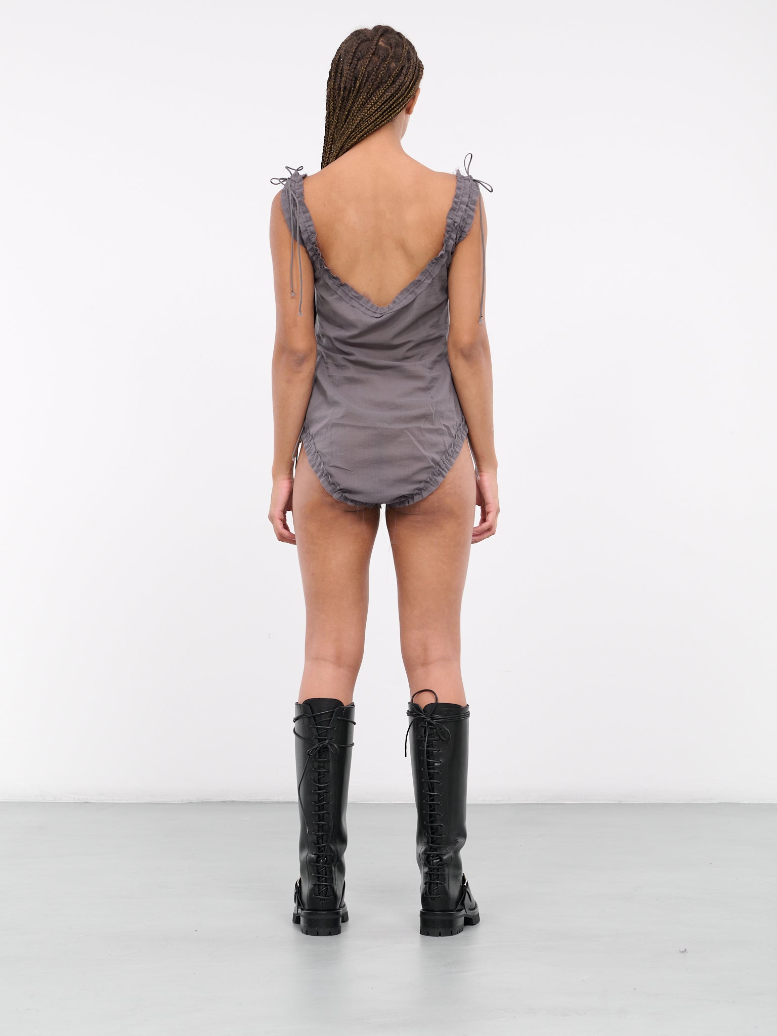 Cotton Gauze Bodysuit (EV043Y002-SILT)