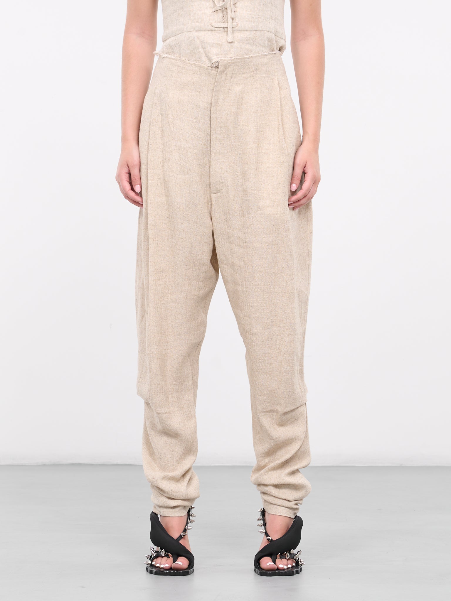 Linen Crepe Pants (EV052Y003-OAT)