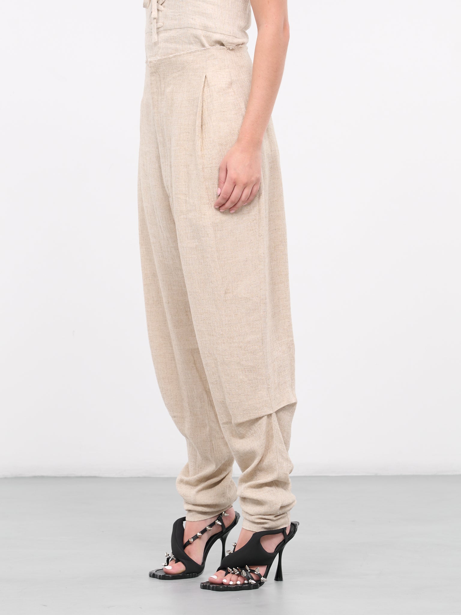 Linen Crepe Pants (EV052Y003-OAT)