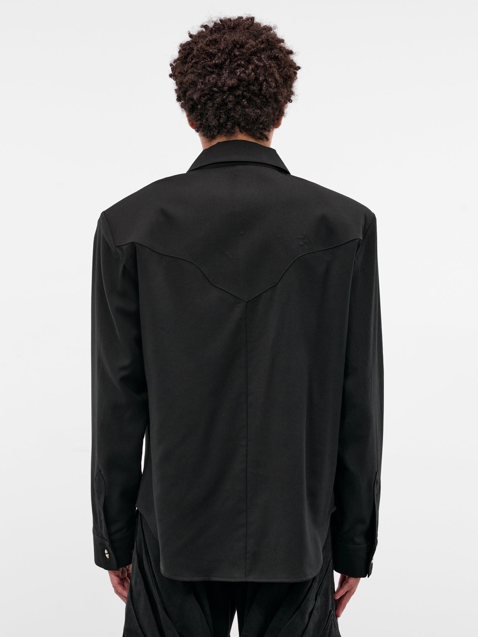 Black Evidencia Wool Shirt (EVIDENCIA-SHIRT-BLACK)