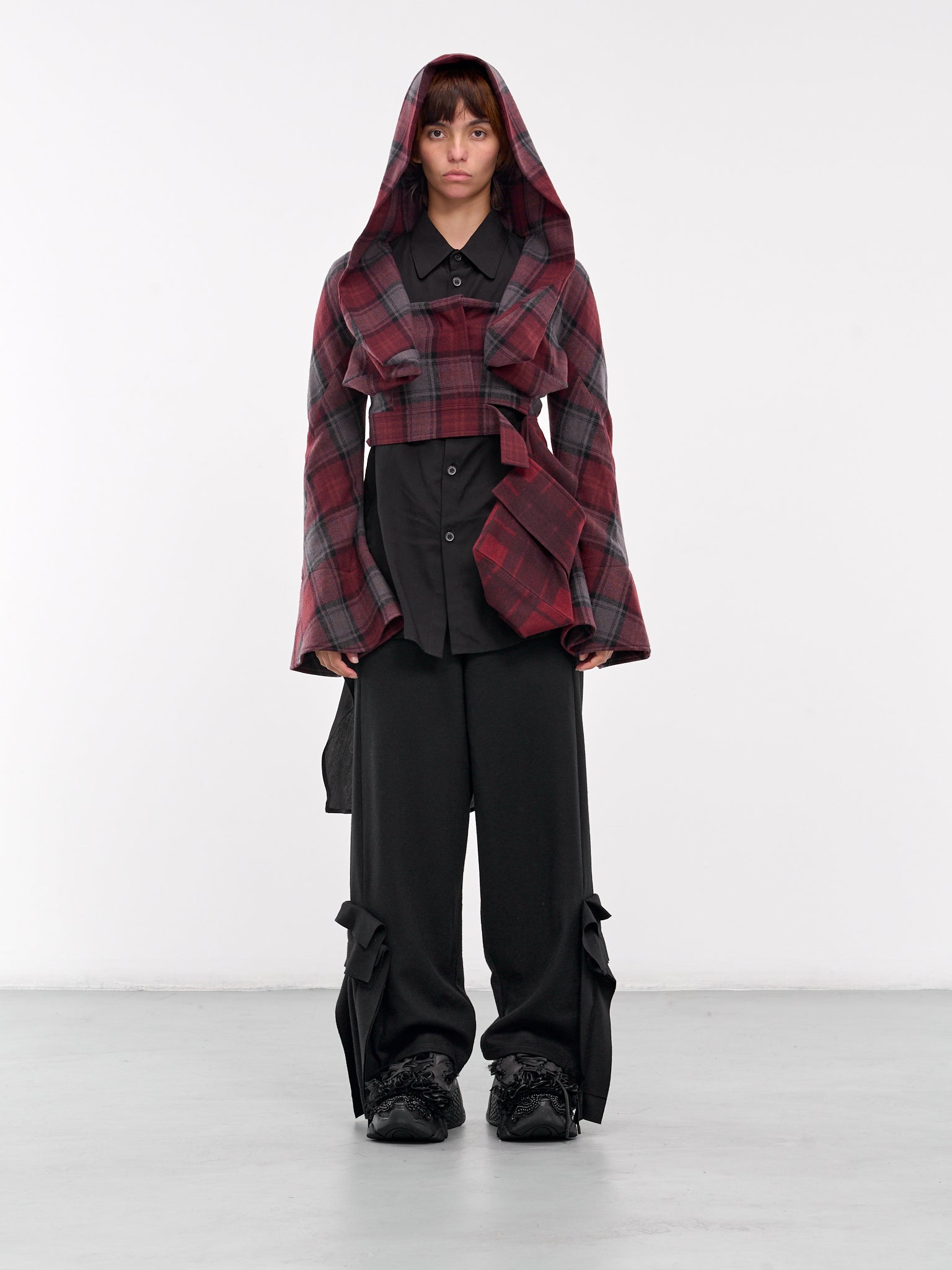 Box Detail Pants (F0-T32-176-1-BLACK)