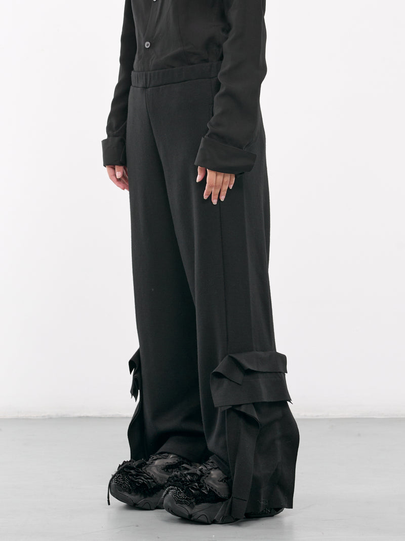 Box Detail Pants (F0-T32-176-1-BLACK)