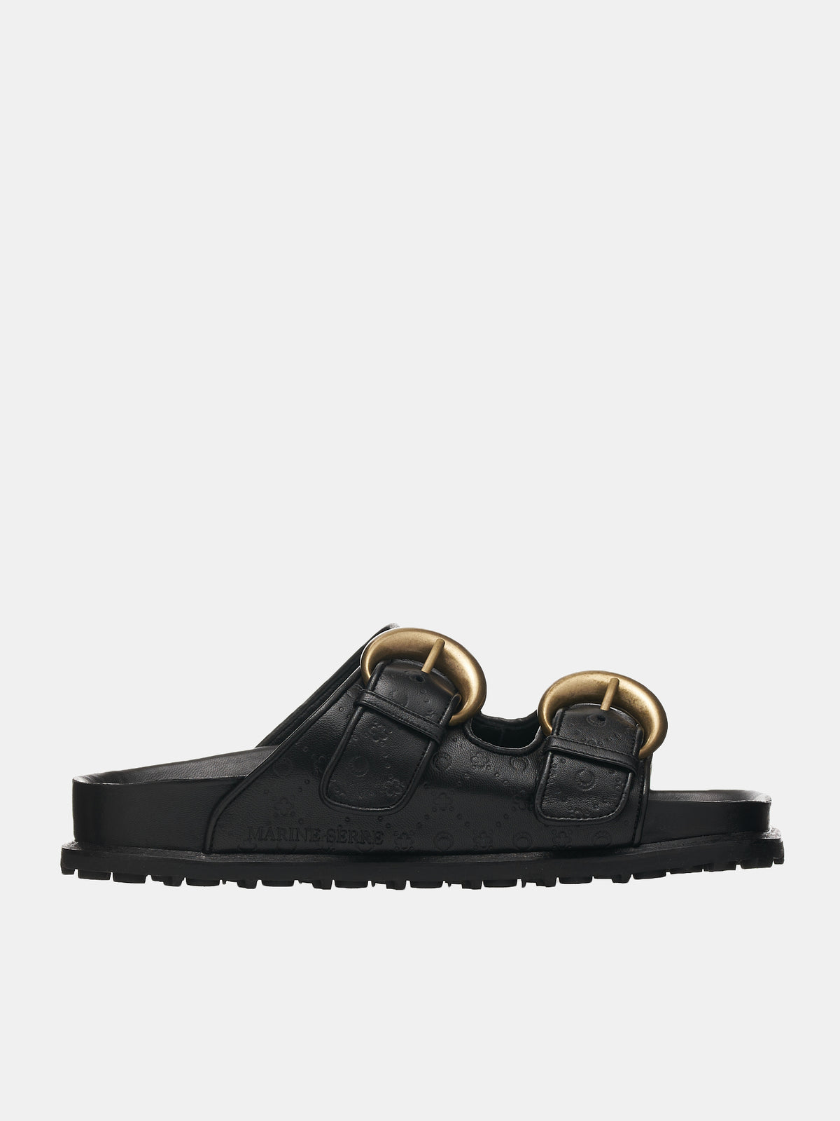 Leather Sandals (F069W-LEALE0010-BLACK)