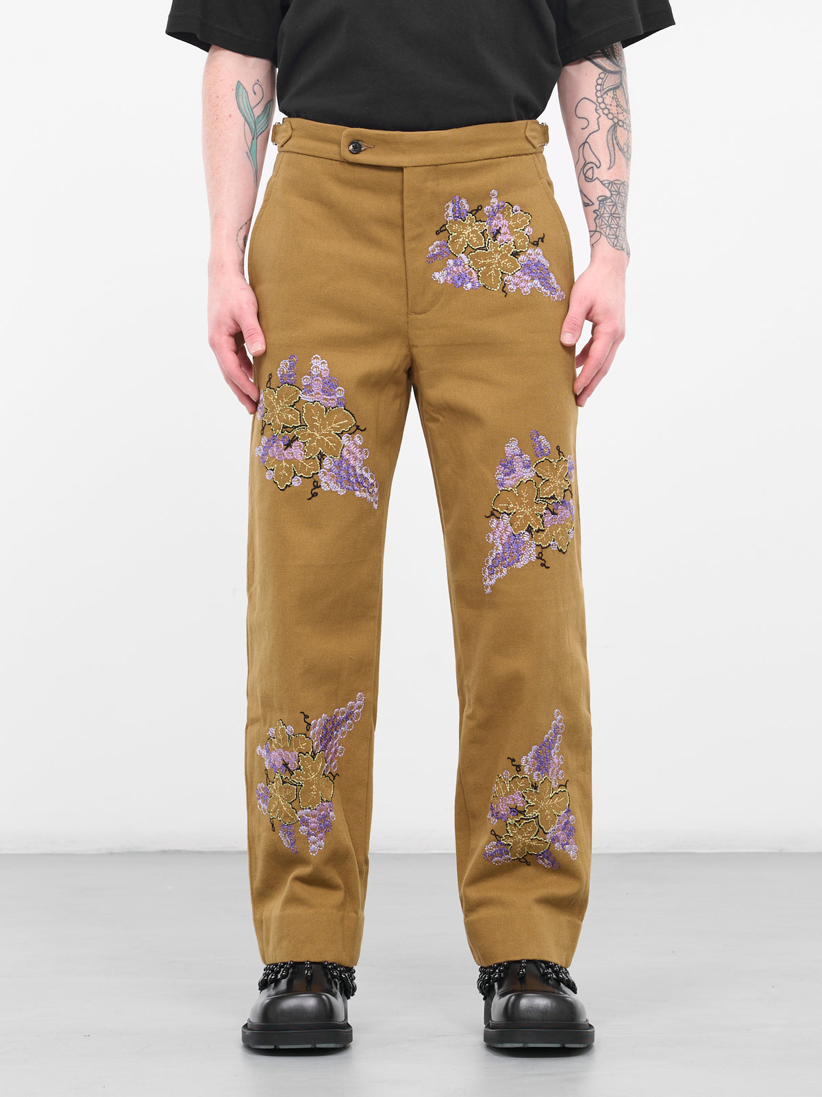 Fringed Autumn Royal Trousers (F23BT013-BRMLT)