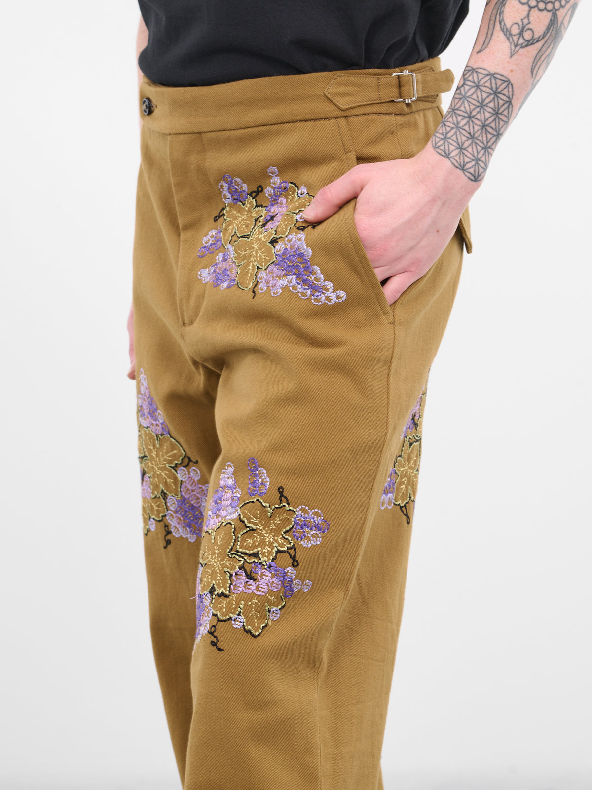 Fringed Autumn Royal Trousers (F23BT013-BRMLT)