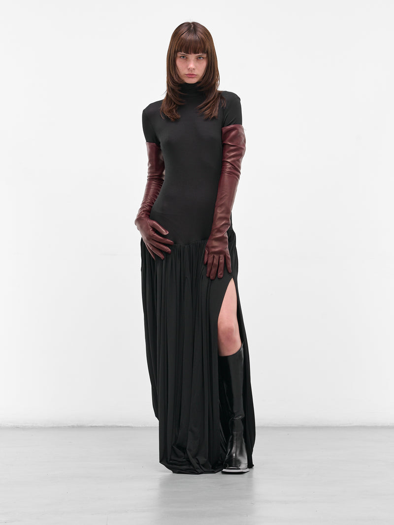 Brown Sheep Leather Opera Gloves (F25GL-THE-OPERA-MAHOGANY)