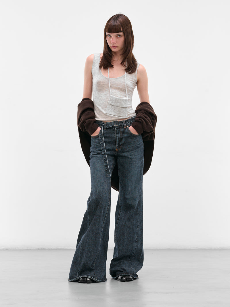 Brown Cashmere Bad Romance Cardigan (F25K11-BAD-ROMANCE-EBONY-WOOD)