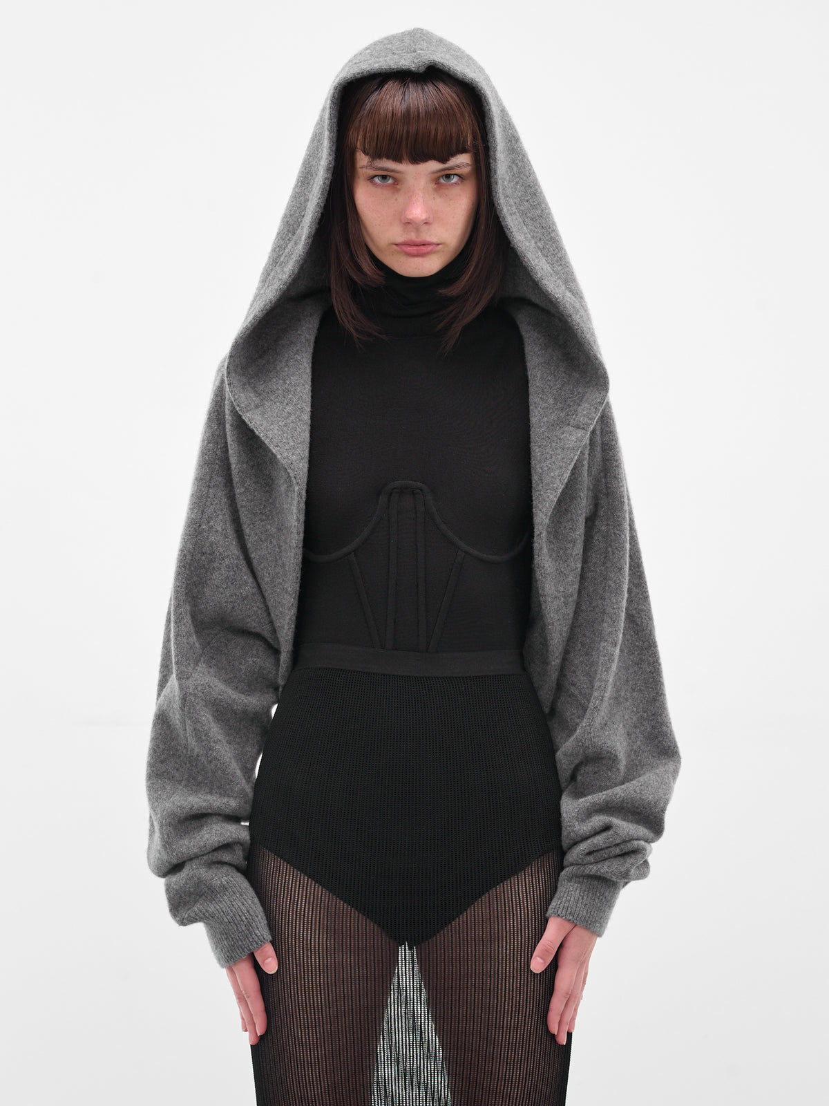 Gray Cashmere Bad Romance Cardigan (F25K11-BAD-ROMANCE-DOVE)