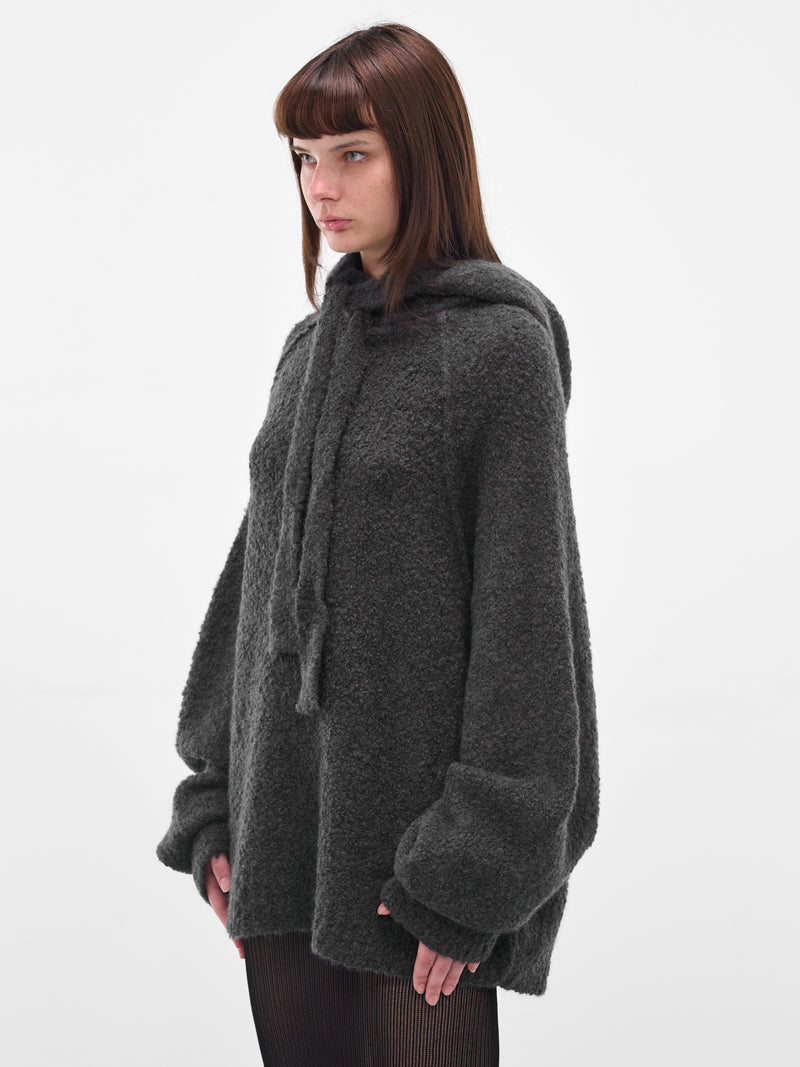 Cashmere Run Baby Run Hoodie (F25K22-RUN-BABY-RUN-CHARCOAL)